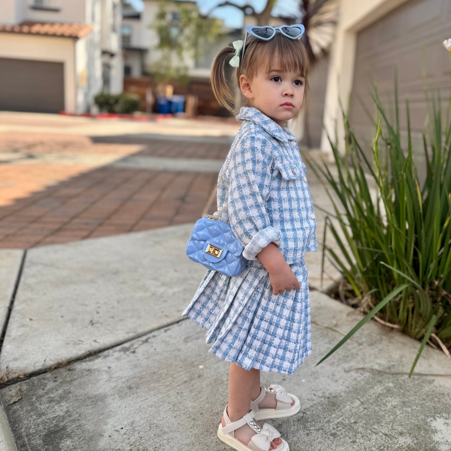 Toddler Purse For 1 2 3 Year Old with Sunglasses & Gift Box | Little Girl Purse Handbag Kids Shoulder Bag Baby Purse For Toddlers 1-3