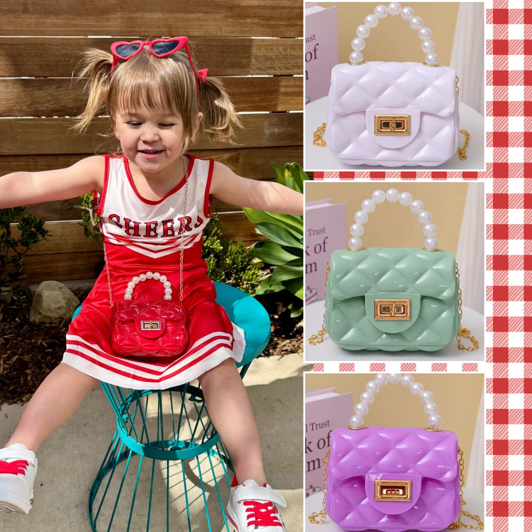 Toddler Purse For 1 2 3 Year Old with Sunglasses & Gift Box | Little Girl Purse Handbag Kids Shoulder Bag Baby Purse For Toddlers 1-3