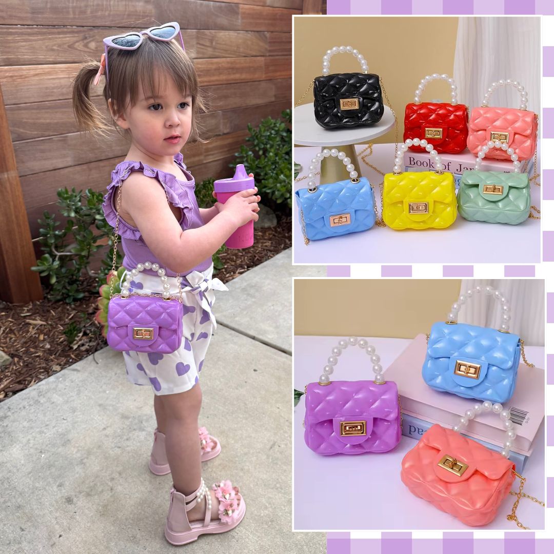 Toddler Purse For 1 2 3 Year Old with Sunglasses & Gift Box | Little Girl Purse Handbag Kids Shoulder Bag Baby Purse For Toddlers 1-3