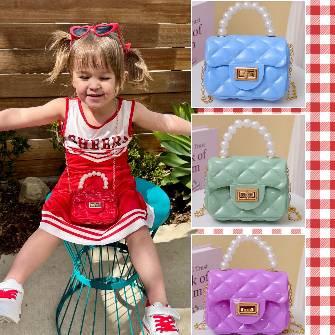 Toddler Purse For 1 2 3 Year Old with Sunglasses & Gift Box | Little Girl Purse Handbag Kids Shoulder Bag Baby Purse For Toddlers 1-3