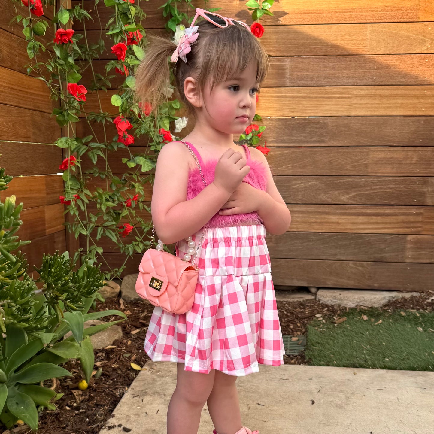 Toddler Purse For 1 2 3 Year Old with Sunglasses & Gift Box | Little Girl Purse Handbag Kids Shoulder Bag Baby Purse For Toddlers 1-3