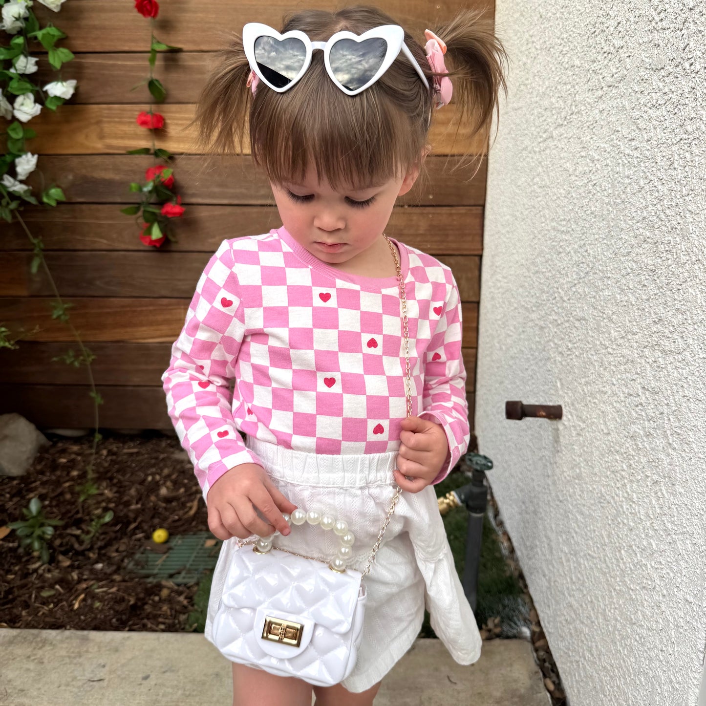 Toddler Purse For 1 2 3 Year Old with Sunglasses & Gift Box | Little Girl Purse Handbag Kids Shoulder Bag Baby Purse For Toddlers 1-3