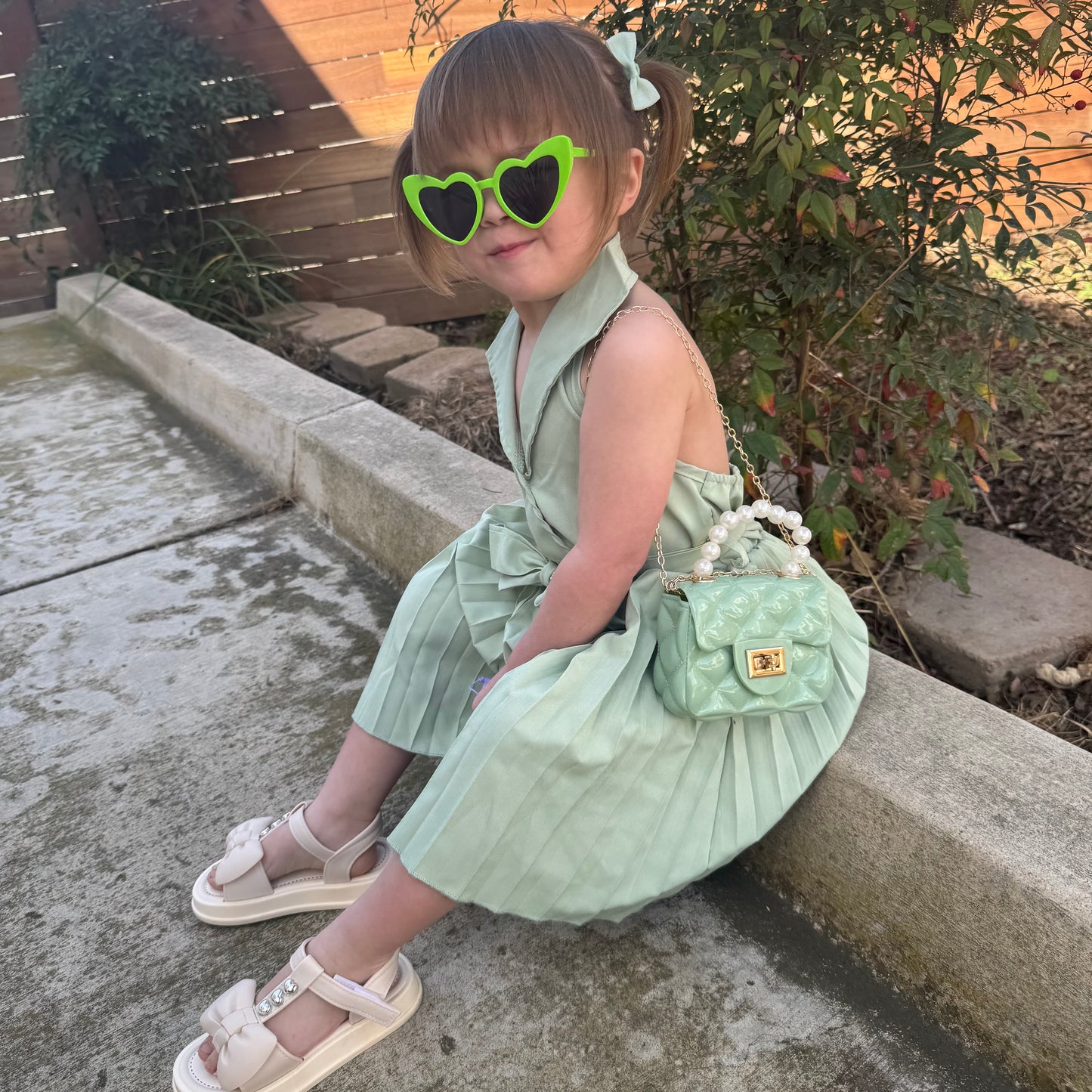 Toddler Purse For 1 2 3 Year Old with Sunglasses & Gift Box | Little Girl Purse Handbag Kids Shoulder Bag Baby Purse For Toddlers 1-3