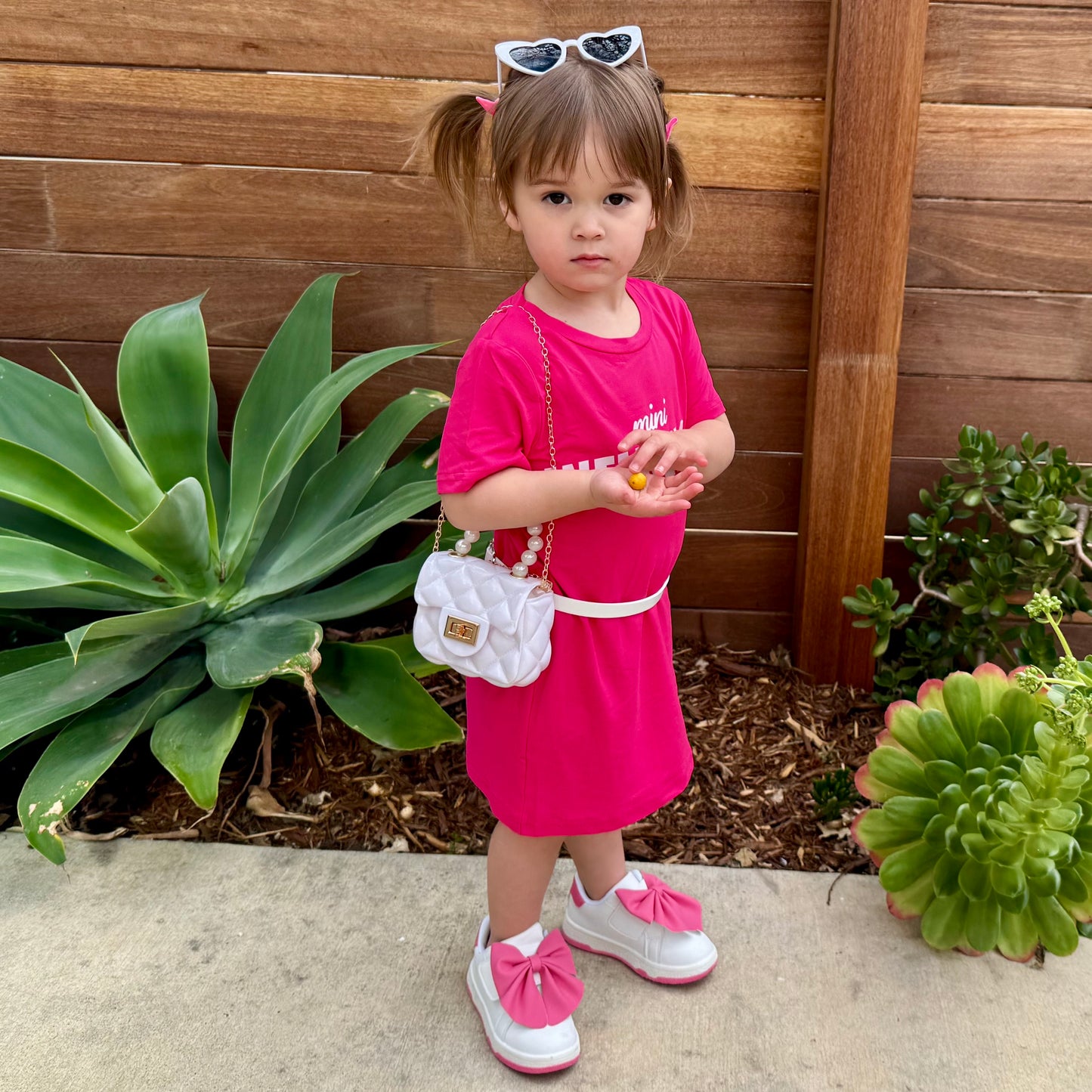Toddler Purse For 1 2 3 Year Old with Sunglasses & Gift Box | Little Girl Purse Handbag Kids Shoulder Bag Baby Purse For Toddlers 1-3