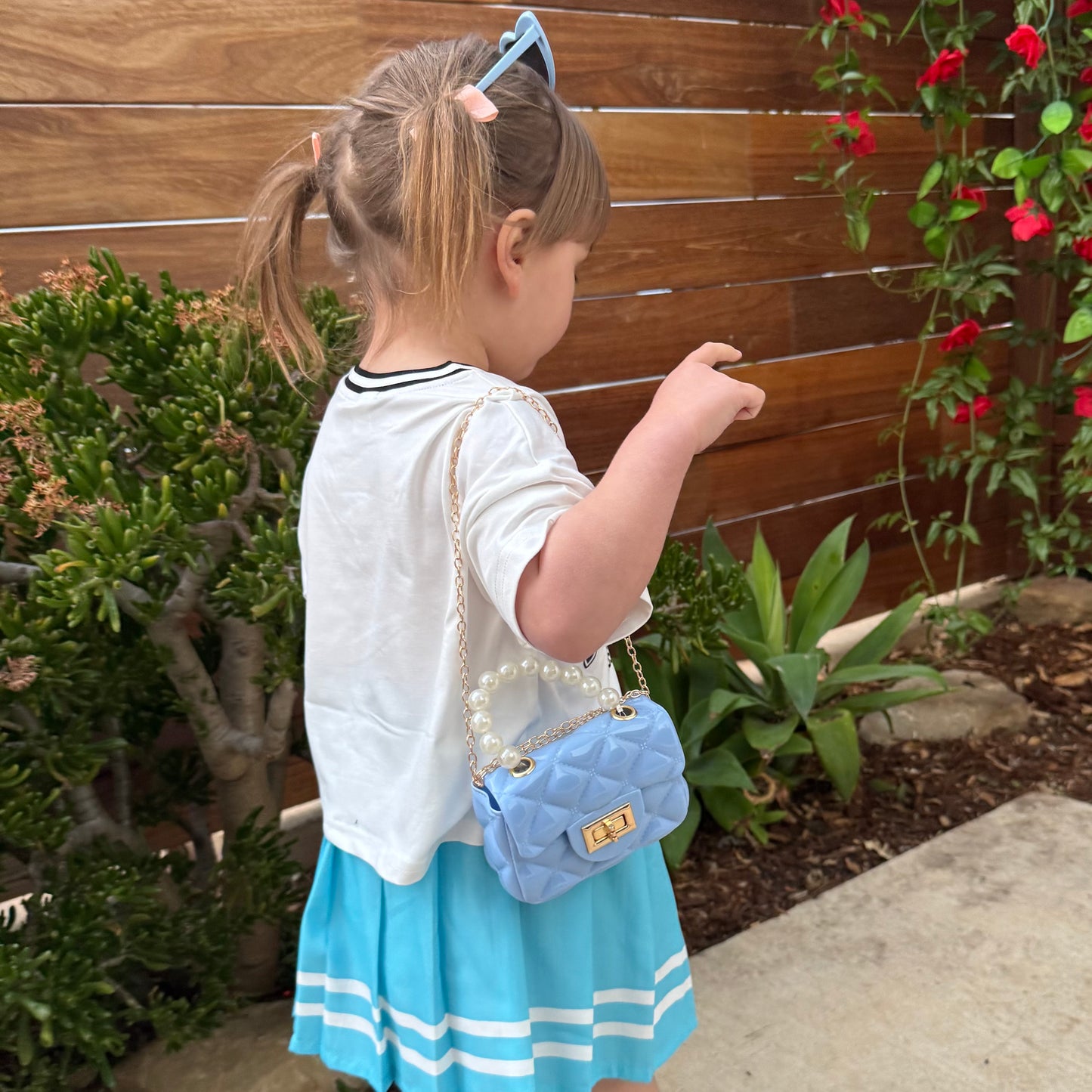 Toddler Purse For 1 2 3 Year Old with Sunglasses & Gift Box | Little Girl Purse Handbag Kids Shoulder Bag Baby Purse For Toddlers 1-3