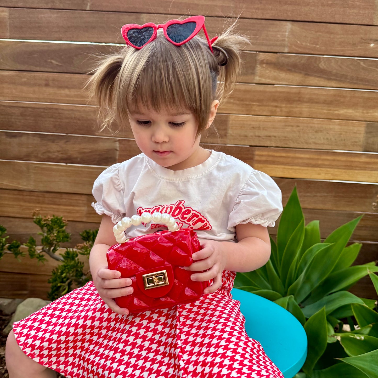 Toddler Purse For 1 2 3 Year Old with Sunglasses & Gift Box | Little Girl Purse Handbag Kids Shoulder Bag Baby Purse For Toddlers 1-3