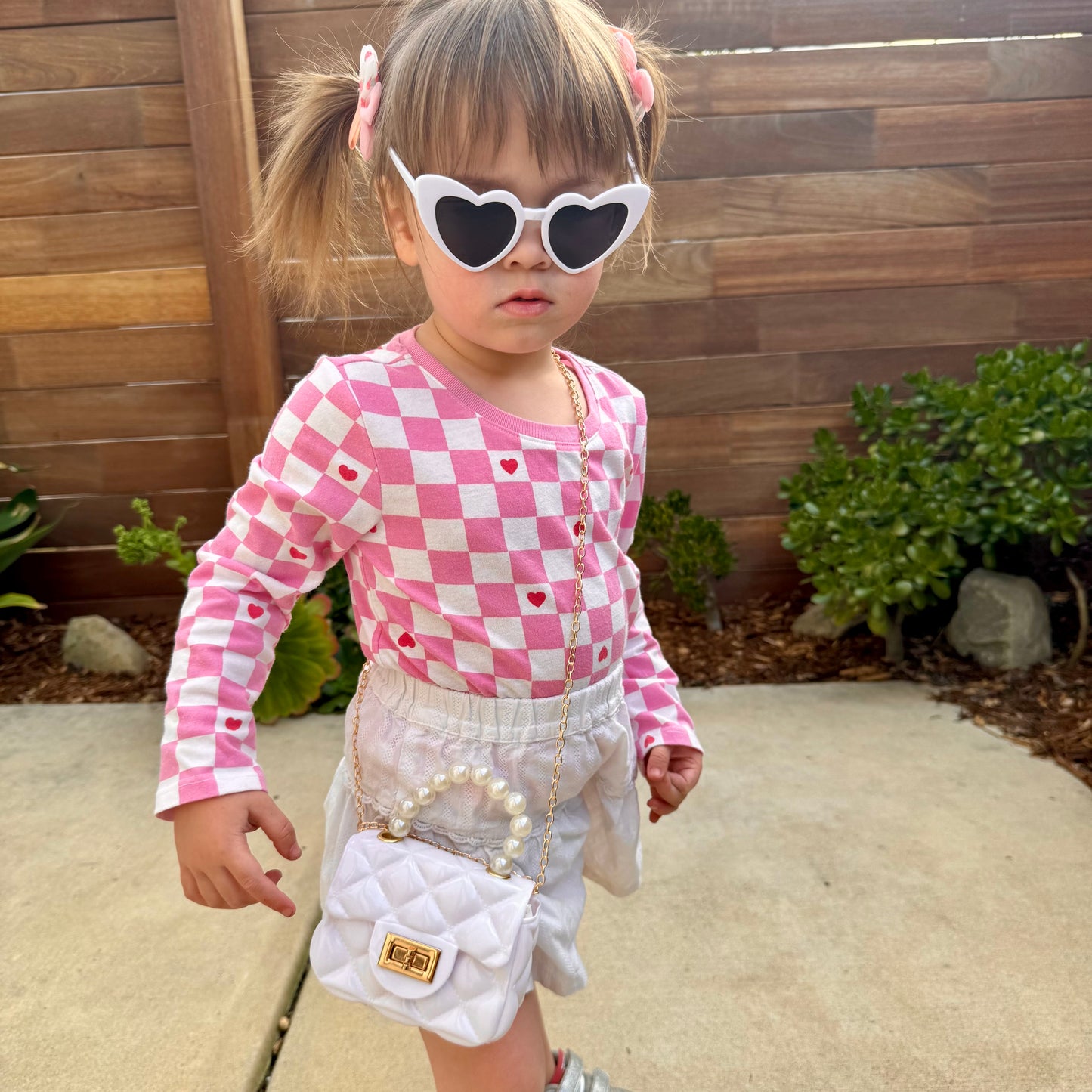 Toddler Purse For 1 2 3 Year Old with Sunglasses & Gift Box | Little Girl Purse Handbag Kids Shoulder Bag Baby Purse For Toddlers 1-3