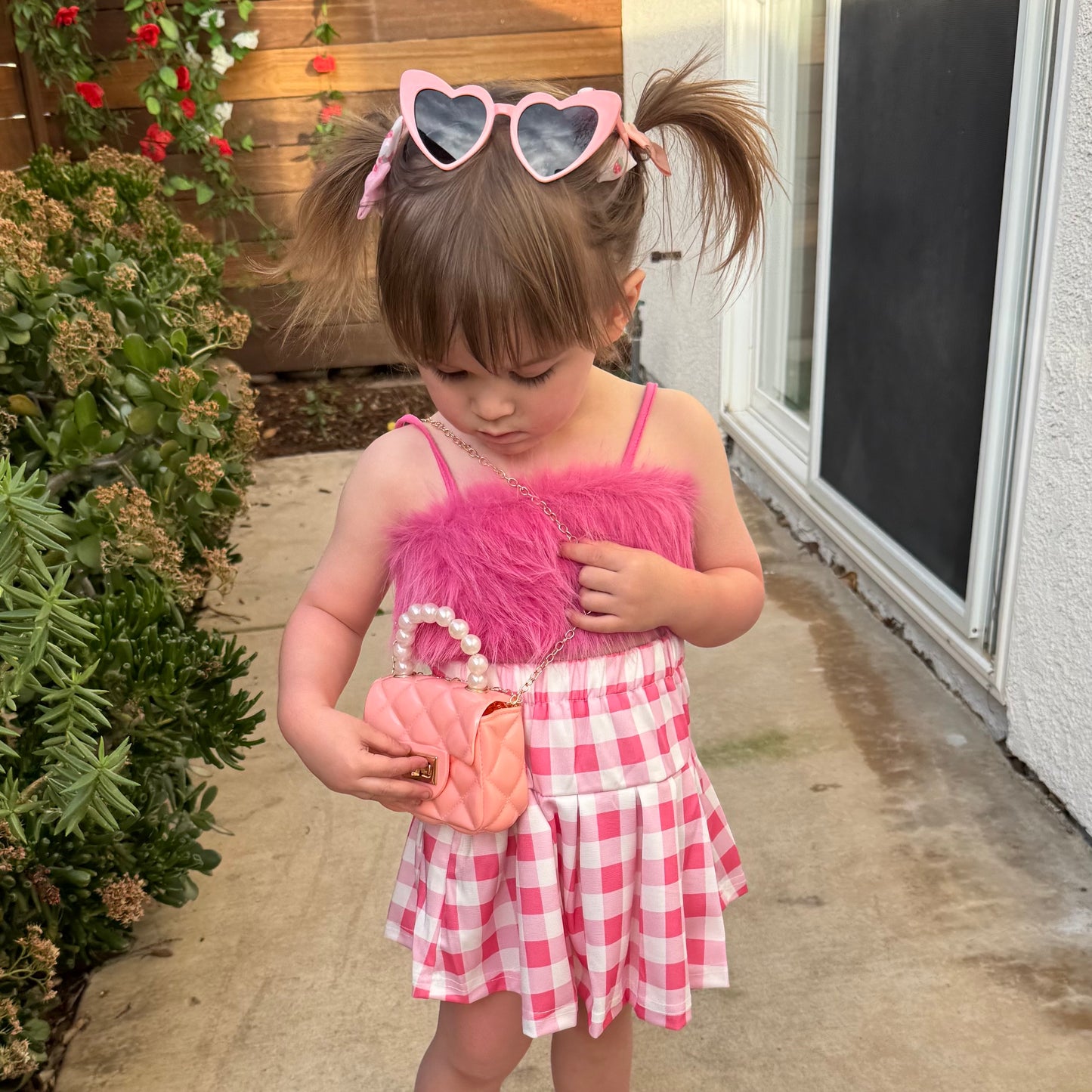 Toddler Purse For 1 2 3 Year Old with Sunglasses & Gift Box | Little Girl Purse Handbag Kids Shoulder Bag Baby Purse For Toddlers 1-3