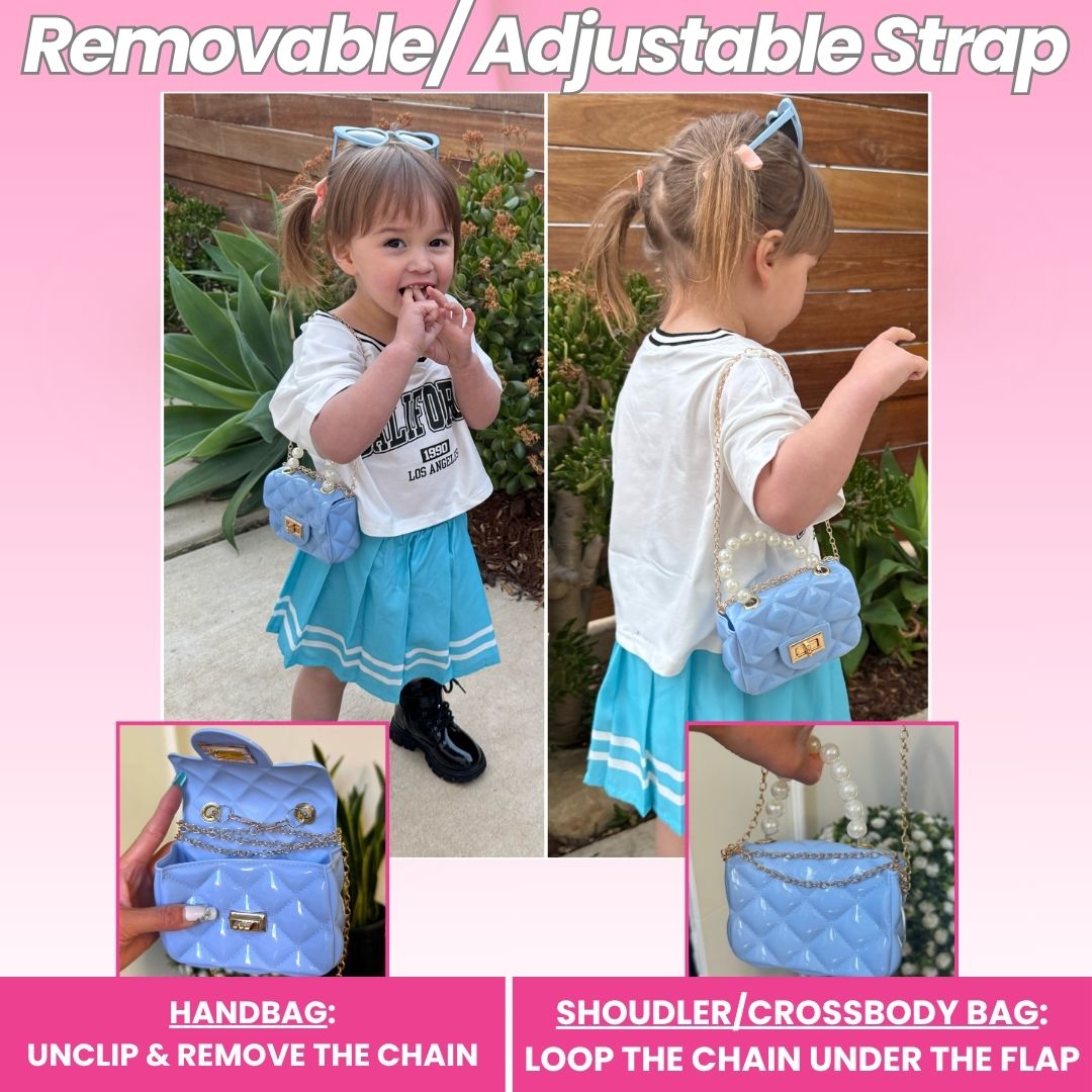 Toddler Purse For 1 2 3 Year Old with Sunglasses & Gift Box | Little Girl Purse Handbag Kids Shoulder Bag Baby Purse For Toddlers 1-3