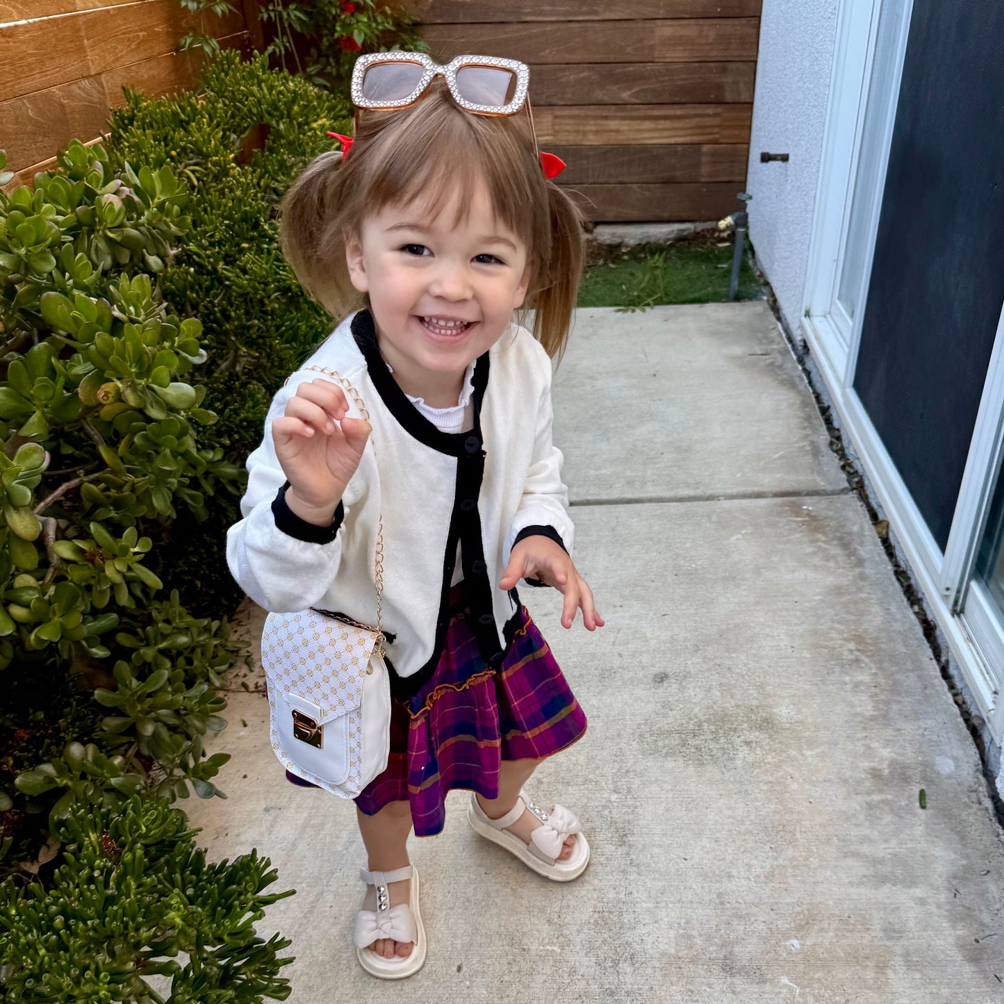 Little Girl Purse with Sunglasses & Gift Box | Toddler Purse for 3 4 5 6 7 8 Year Old