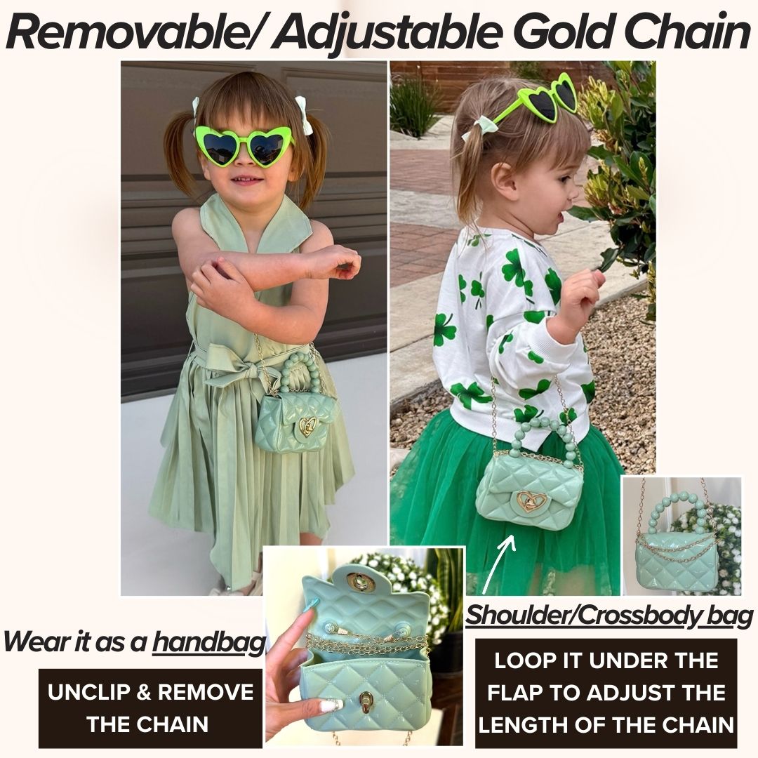 Toddler Purse & Sunglasses with Gift Box | Baby Purse Toddler Handbag Toddler Shoulder Bag Little Girl Purse Mini Purse For Kids For 1 2 3 Year Old