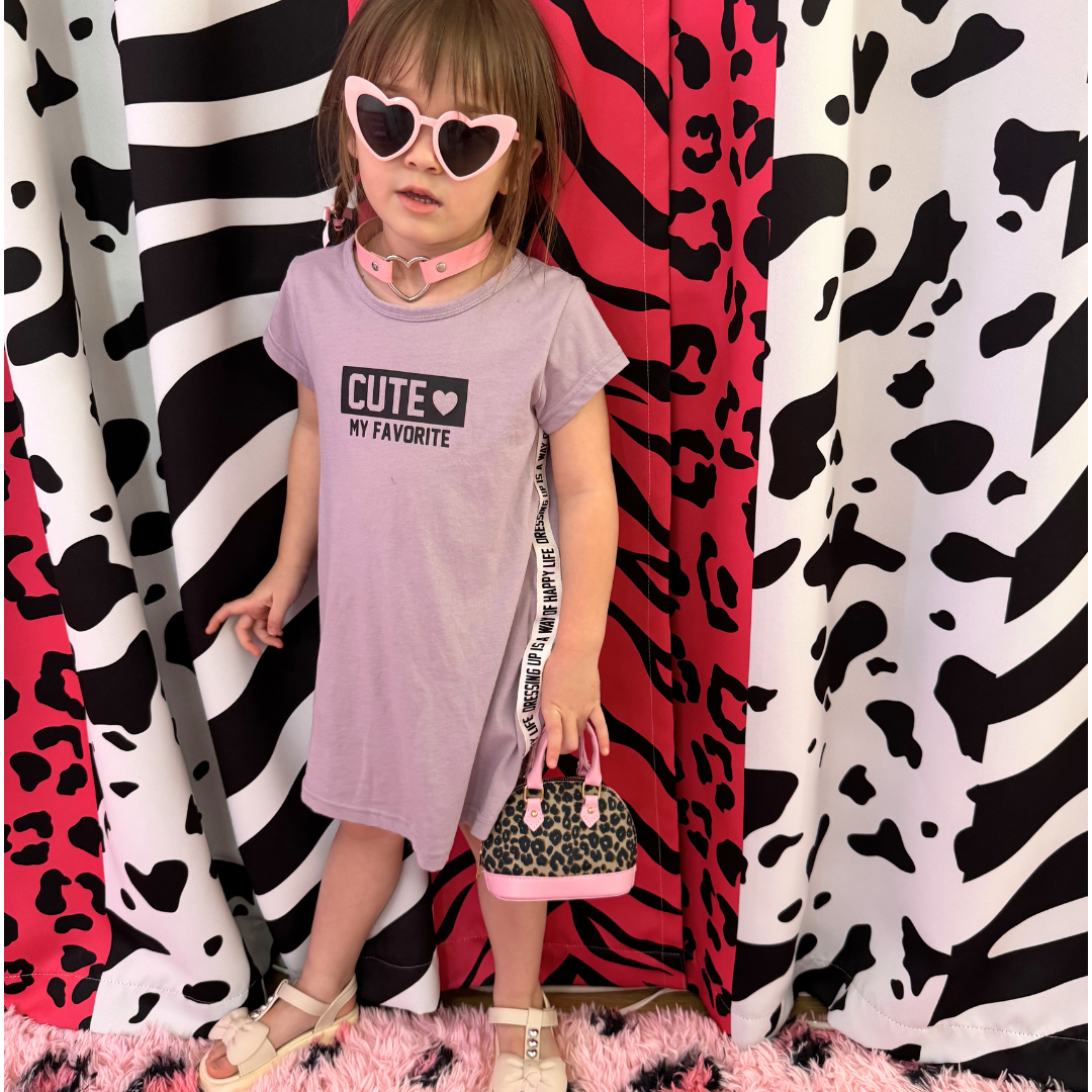 Leopard Print Toddler Purse & Sunglasses Gift Set | Mini Handbag & Baby Purse for Little Girls Ages 1-3