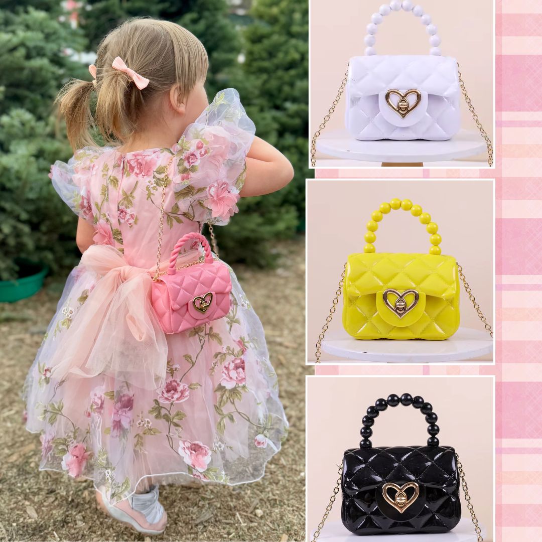 Heart purse Yellow