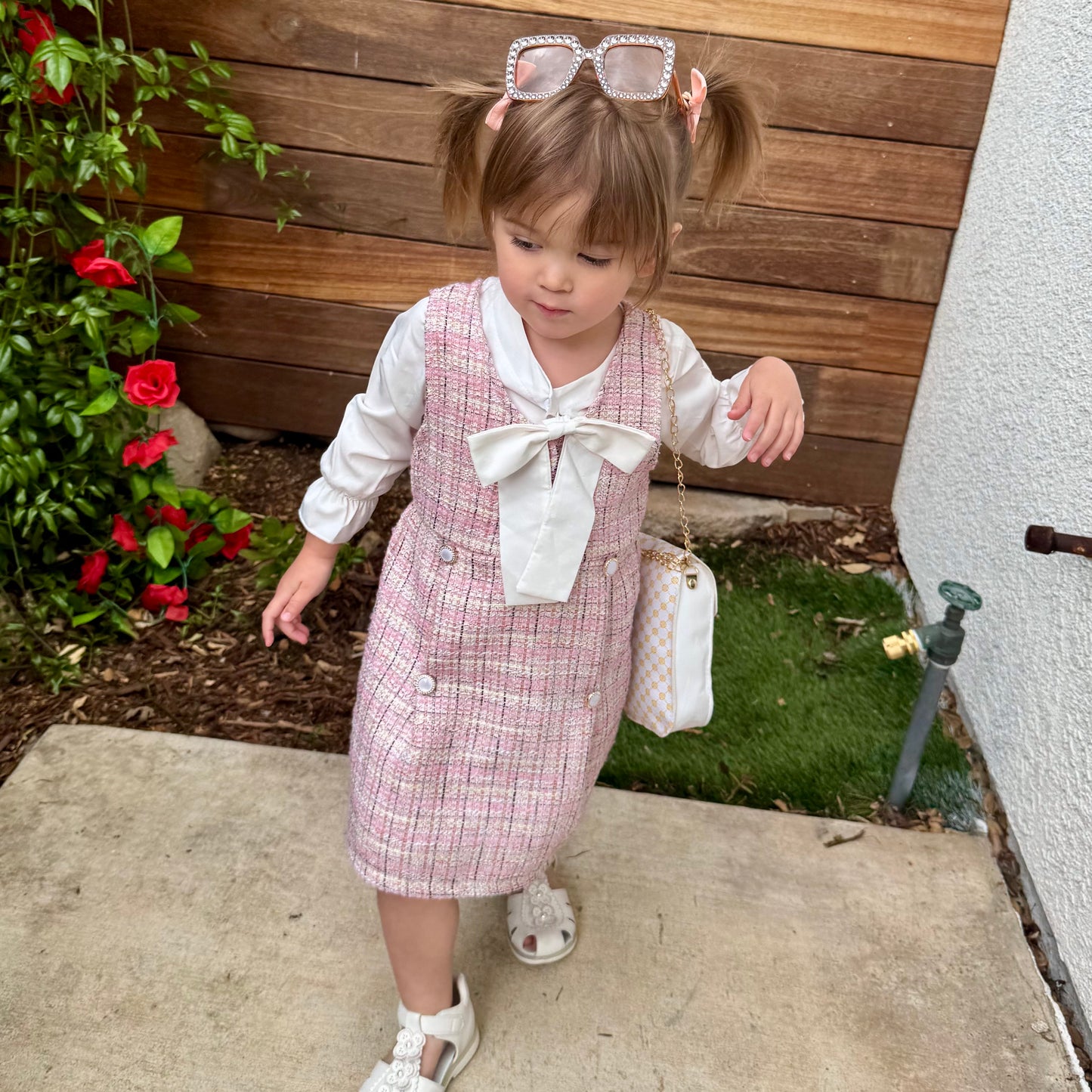 Little Girl Purse with Sunglasses & Gift Box | Toddler Purse for 3 4 5 6 7 8 Year Old