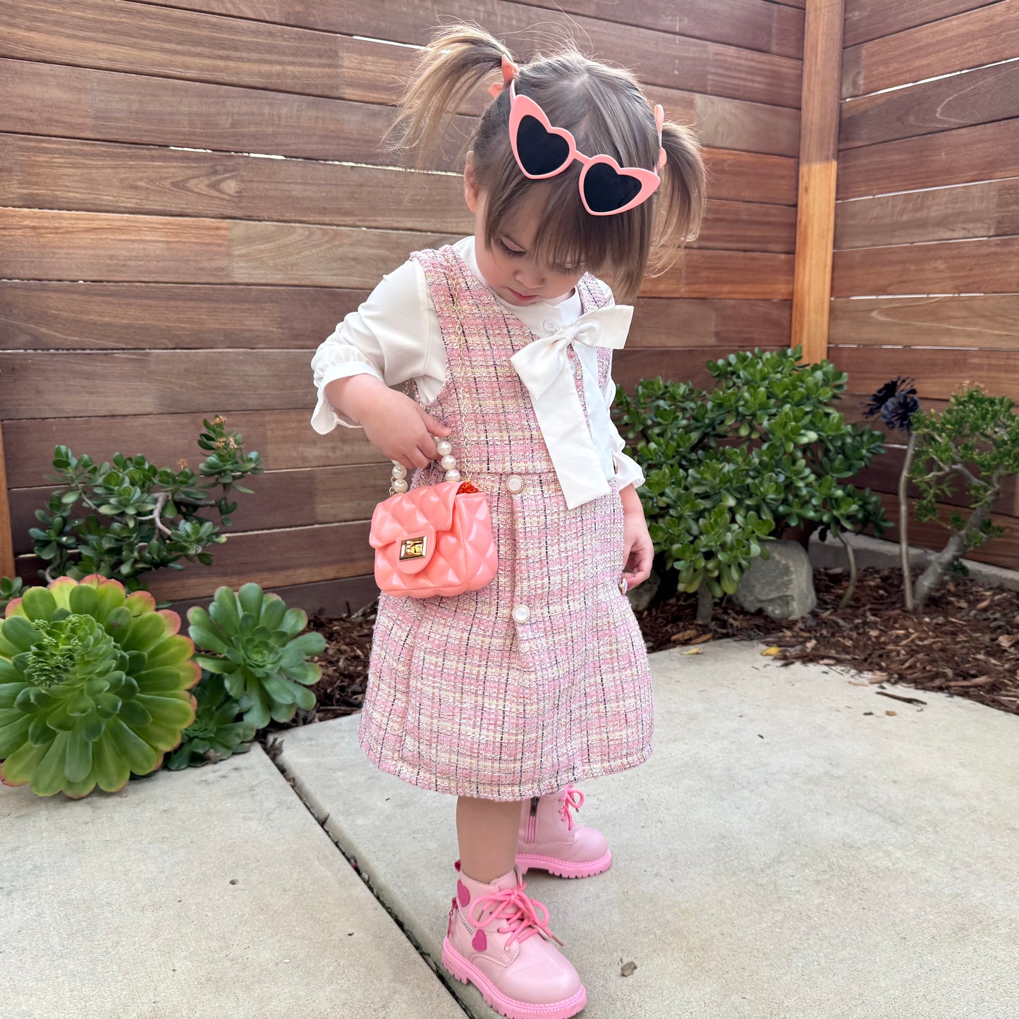 Toddler Purse For 1 2 3 Year Old with Sunglasses & Gift Box | Little Girl Purse Handbag Kids Shoulder Bag Baby Purse For Toddlers 1-3 