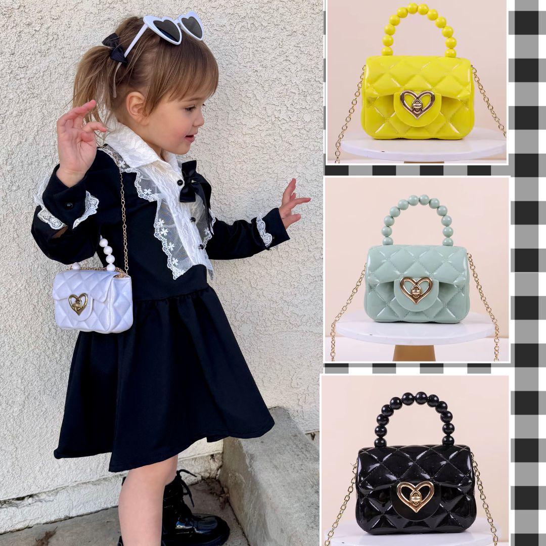 Heart purse Yellow
