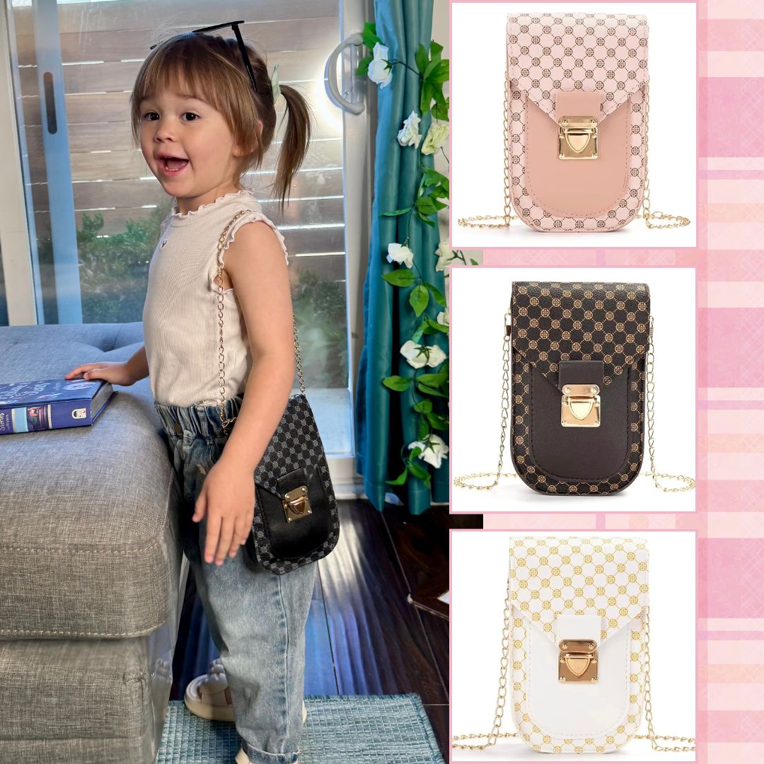 Little Girl Purse with Sunglasses & Gift Box | Toddler Purse for 3 4 5 6 7 8 Year Old