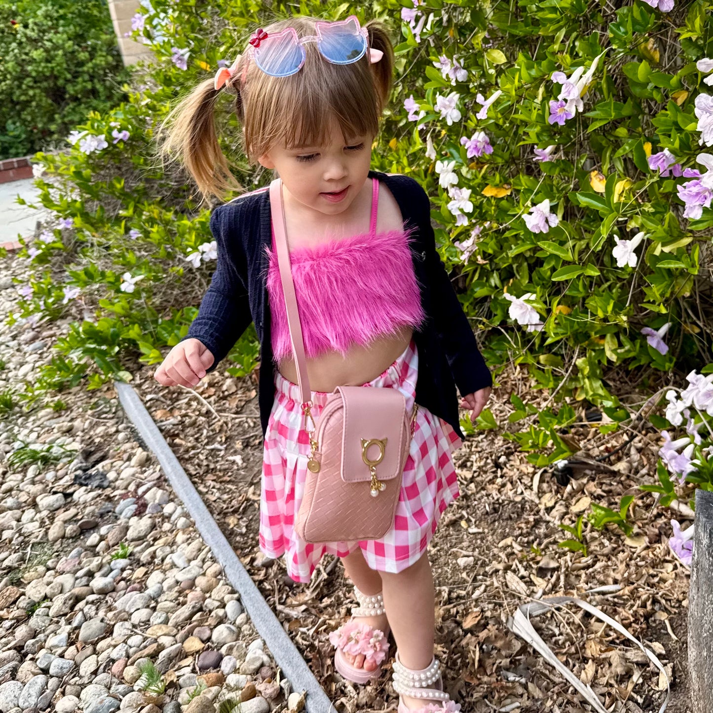 Cat Purse For Girls 4-6 with Cat Shaped Sunglasses & Gift Box | Little Girl Purse | Girls Crossbody Bag | Kids Purse For 3 4 5 6 7 8 Year Old
