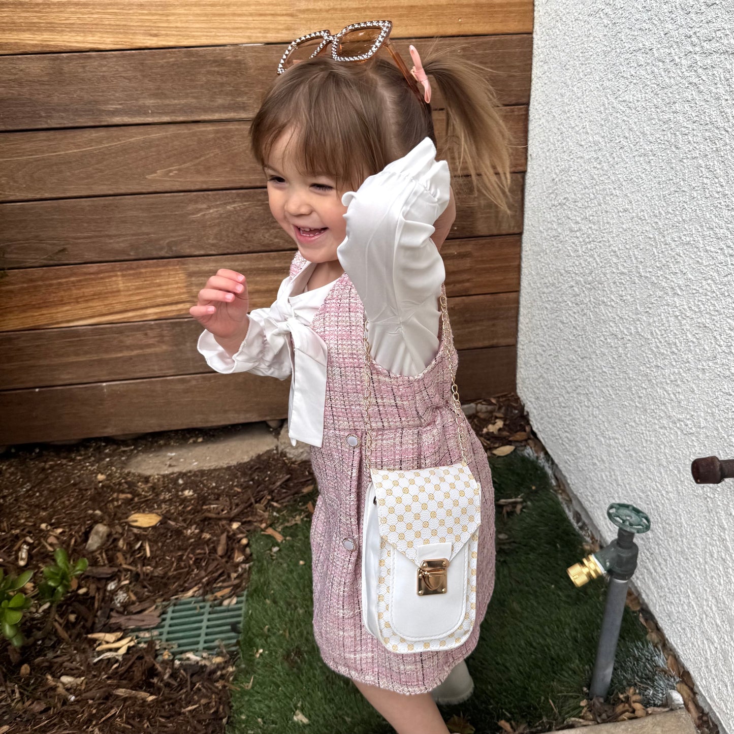 Little Girl Purse with Sunglasses & Gift Box | Toddler Purse for 3 4 5 6 7 8 Year Old