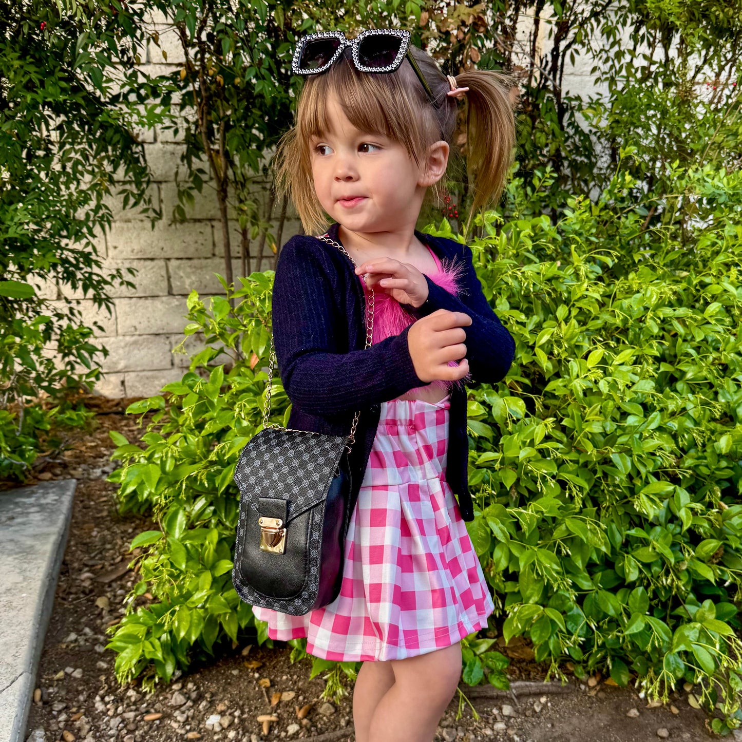 Little Girl Purse with Sunglasses & Gift Box | Toddler Purse for 3 4 5 6 7 8 Year Old