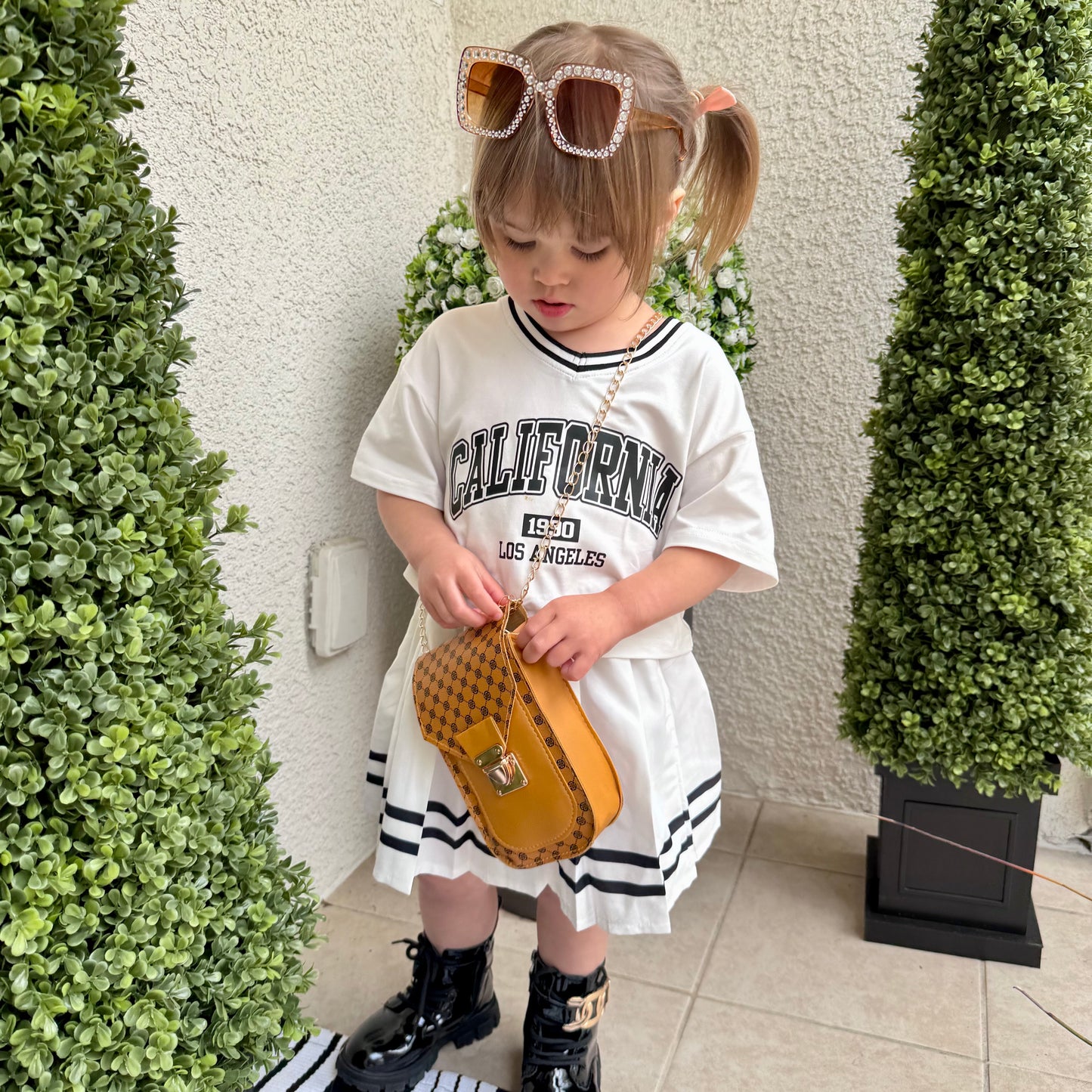 Little Girl Purse with Sunglasses & Gift Box | Toddler Purse for 3 4 5 6 7 8 Year Old