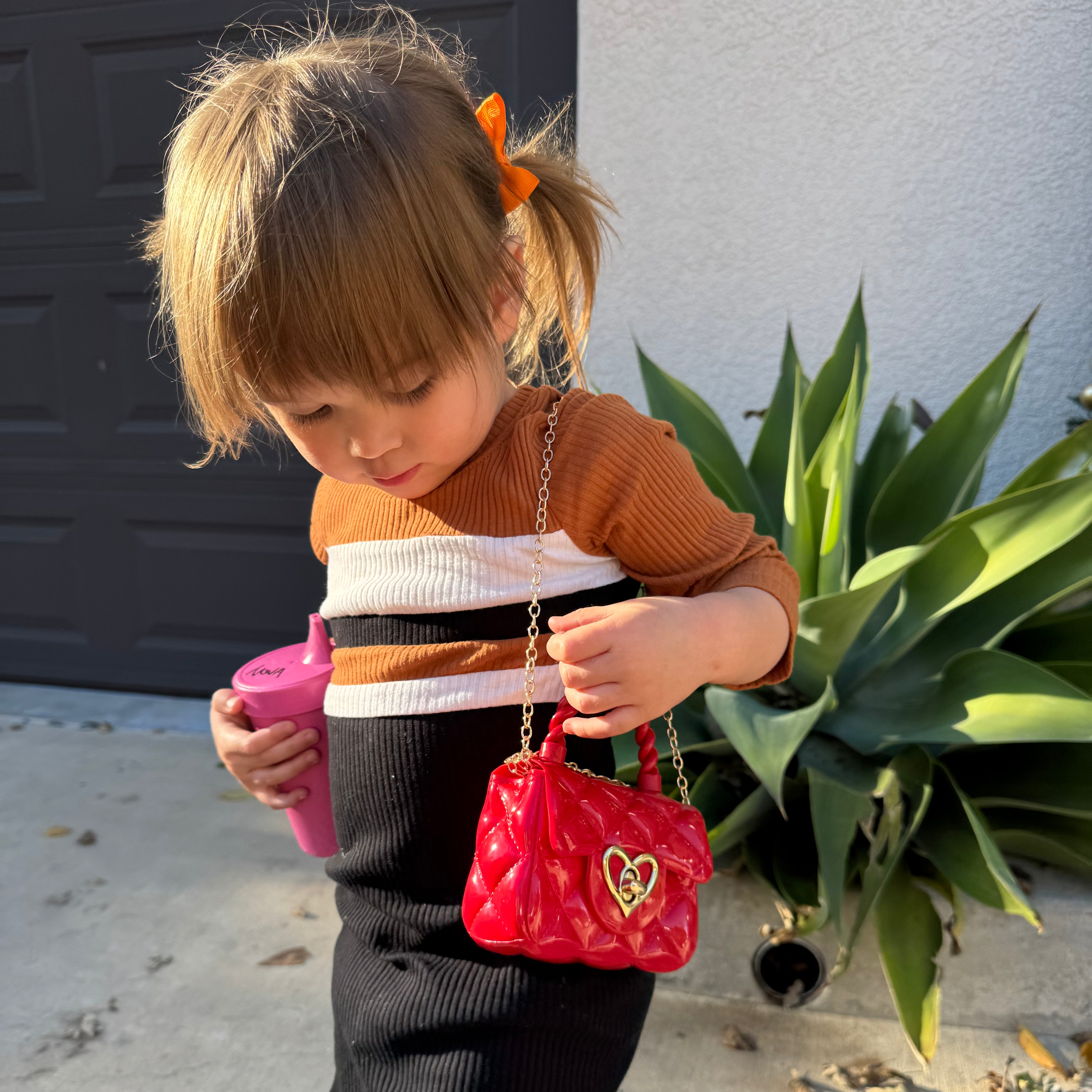 Sweetheart Toddler Purse (Ages 1-3) | Baby Purse For Little Girls & Sunglasses Gift Set