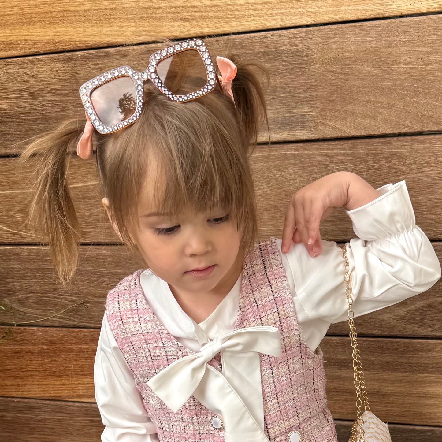 Little Girl Purse with Sunglasses & Gift Box | Toddler Purse for 3 4 5 6 7 8 Year Old