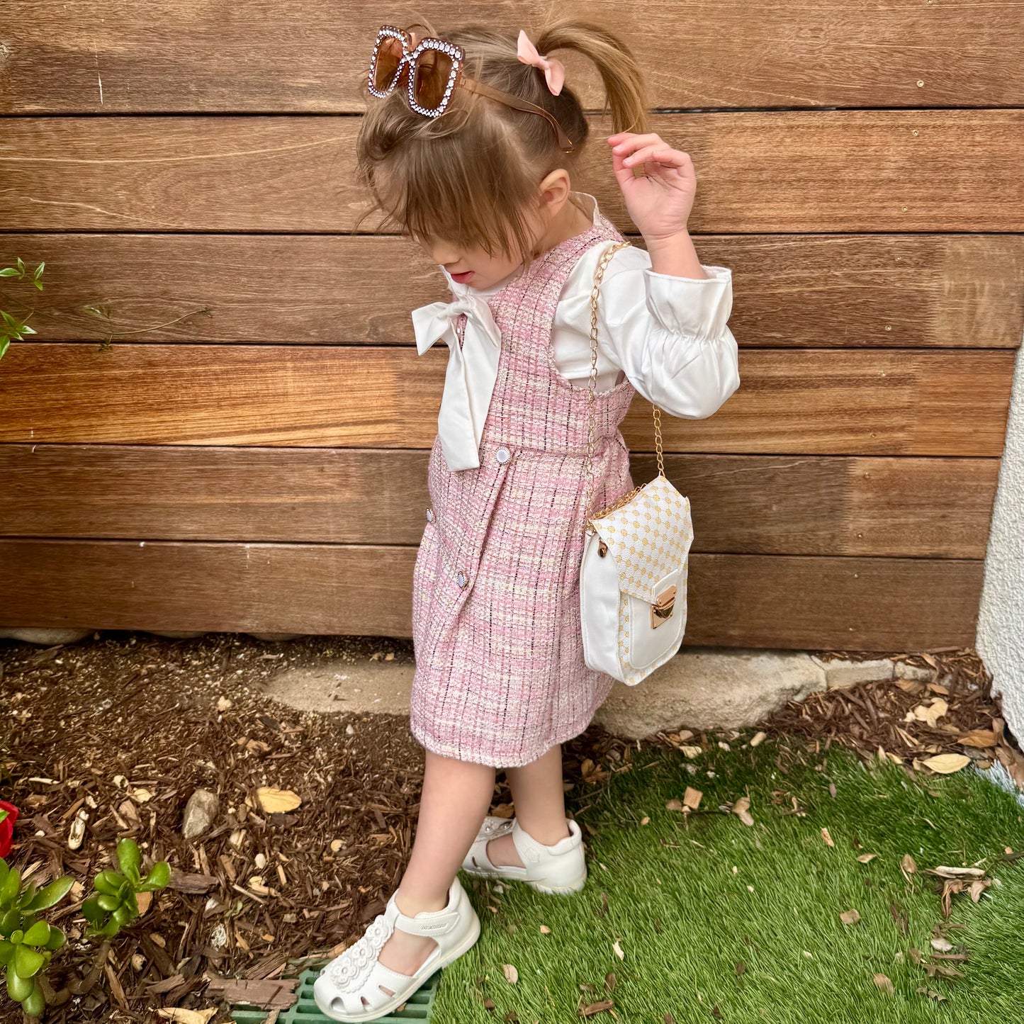 Little Girl Purse with Sunglasses & Gift Box | Toddler Purse for 3 4 5 6 7 8 Year Old