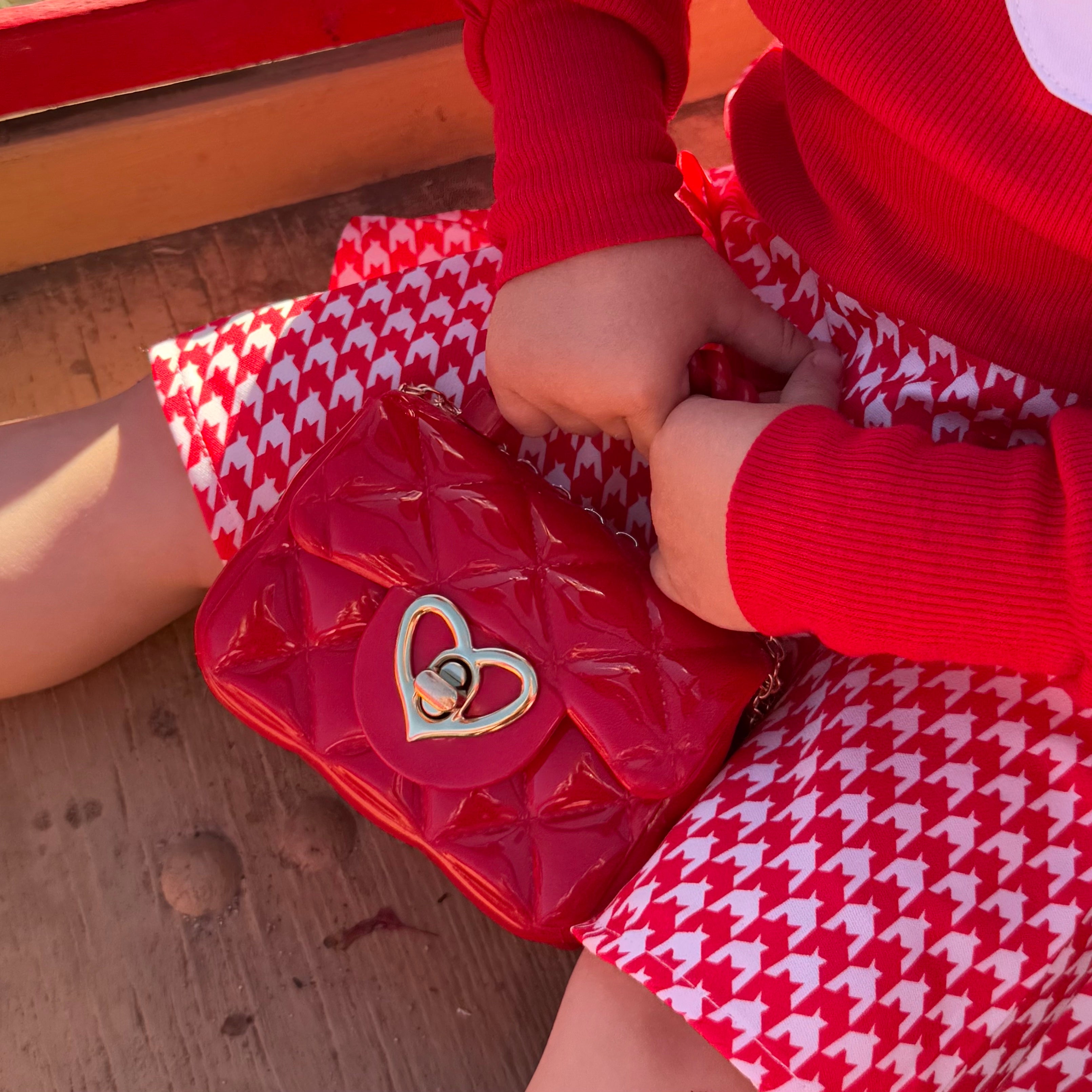 Heart purse Yellow