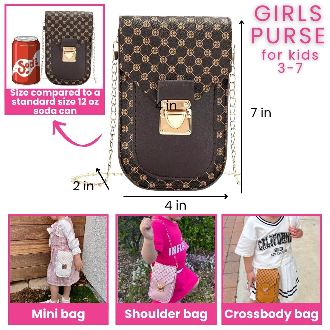 Little Girl Purse with Sunglasses & Gift Box | Toddler Purse for 3 4 5 6 7 8 Year Old