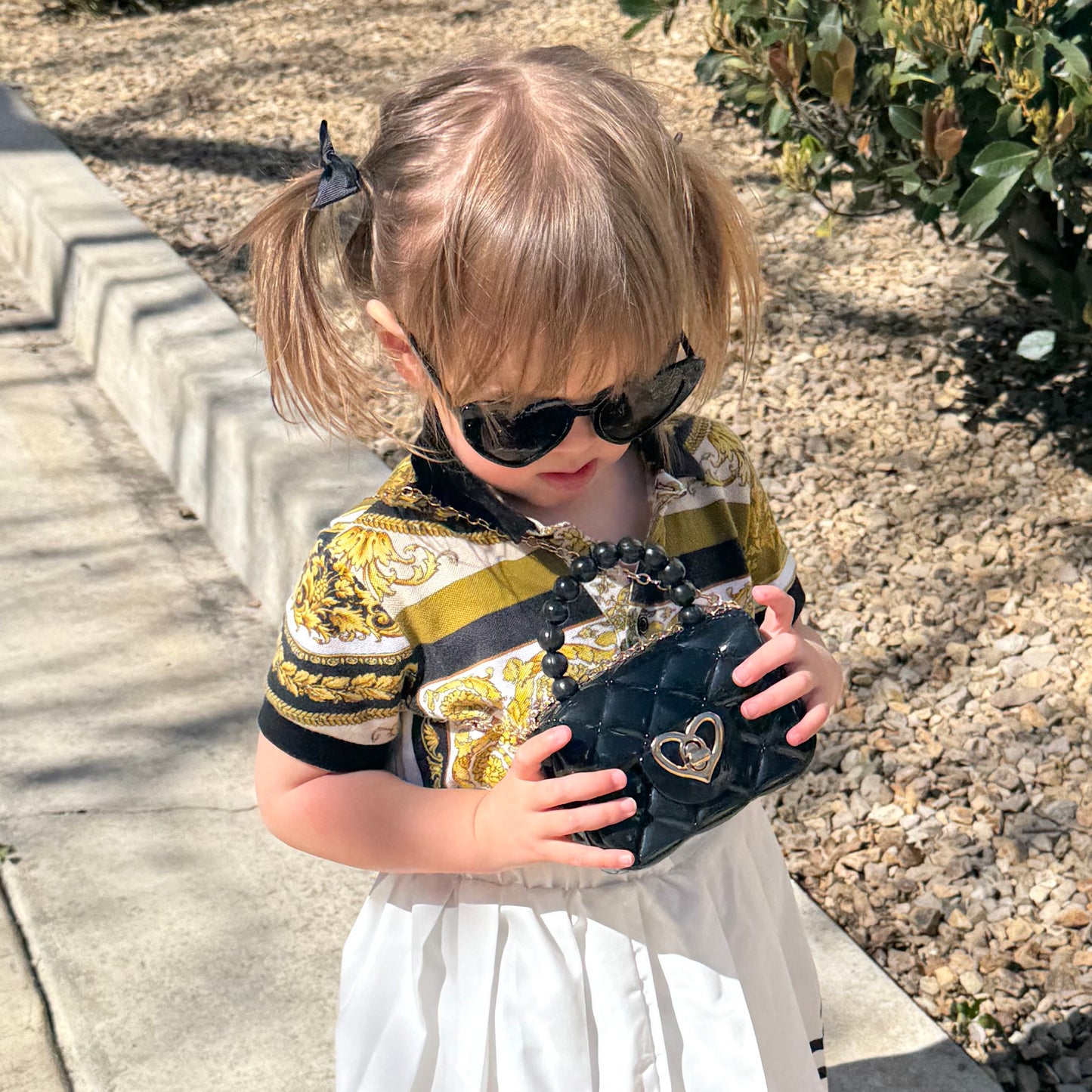 Toddler Purse & Sunglasses with Gift Box | Baby Purse Toddler Handbag Toddler Shoulder Bag Little Girl Purse Mini Purse For Kids For 1 2 3 Year Old