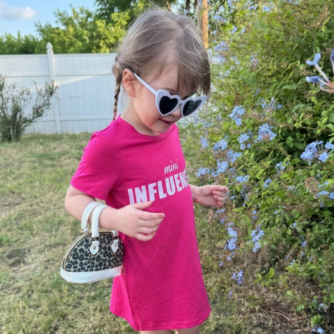 Leopard Print Toddler Purse & Sunglasses Gift Set | Mini Handbag & Baby Purse for Little Girls Ages 1-3
