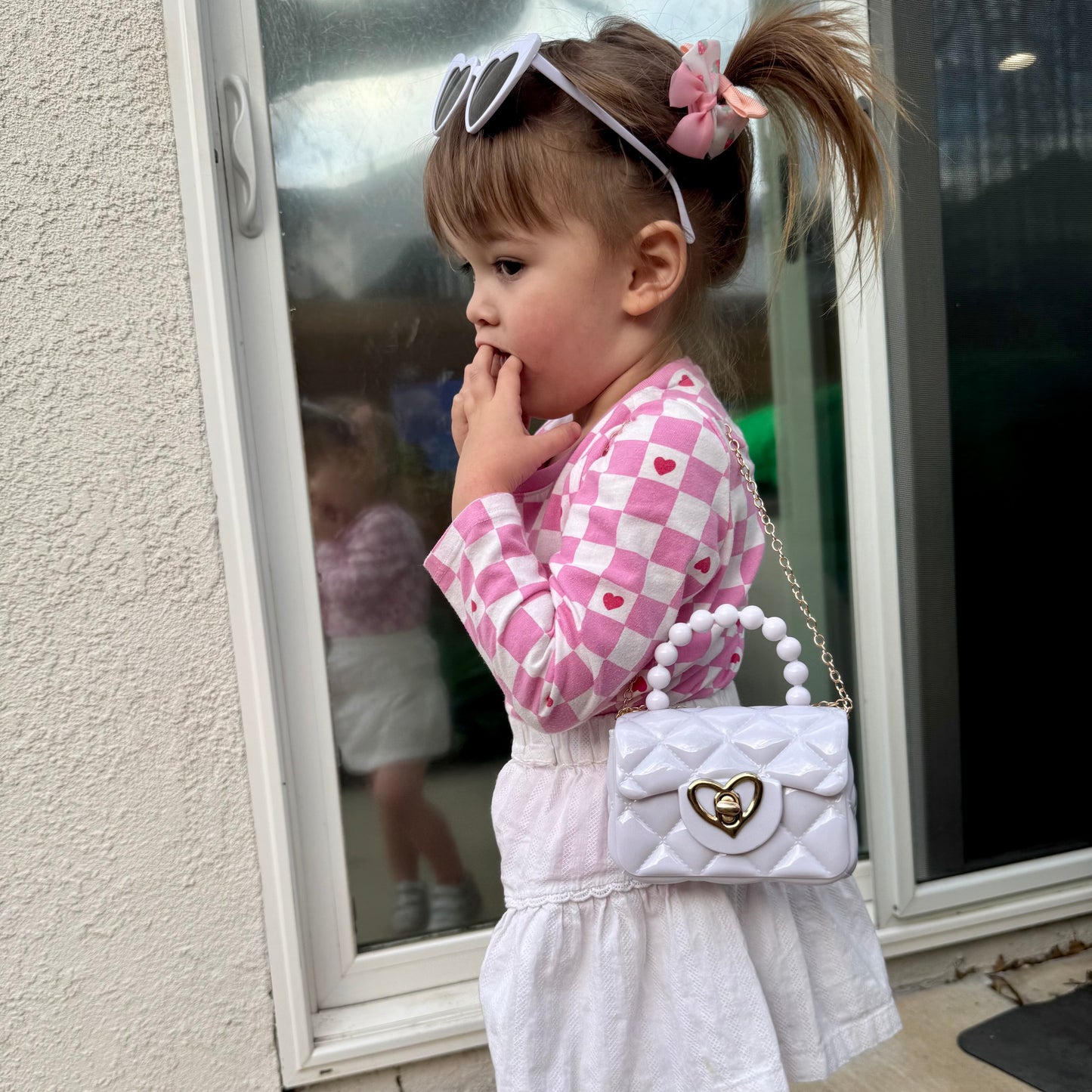 Toddler Purse & Sunglasses with Gift Box | Baby Purse Toddler Handbag Toddler Shoulder Bag Little Girl Purse Mini Purse For Kids For 1 2 3 Year Old