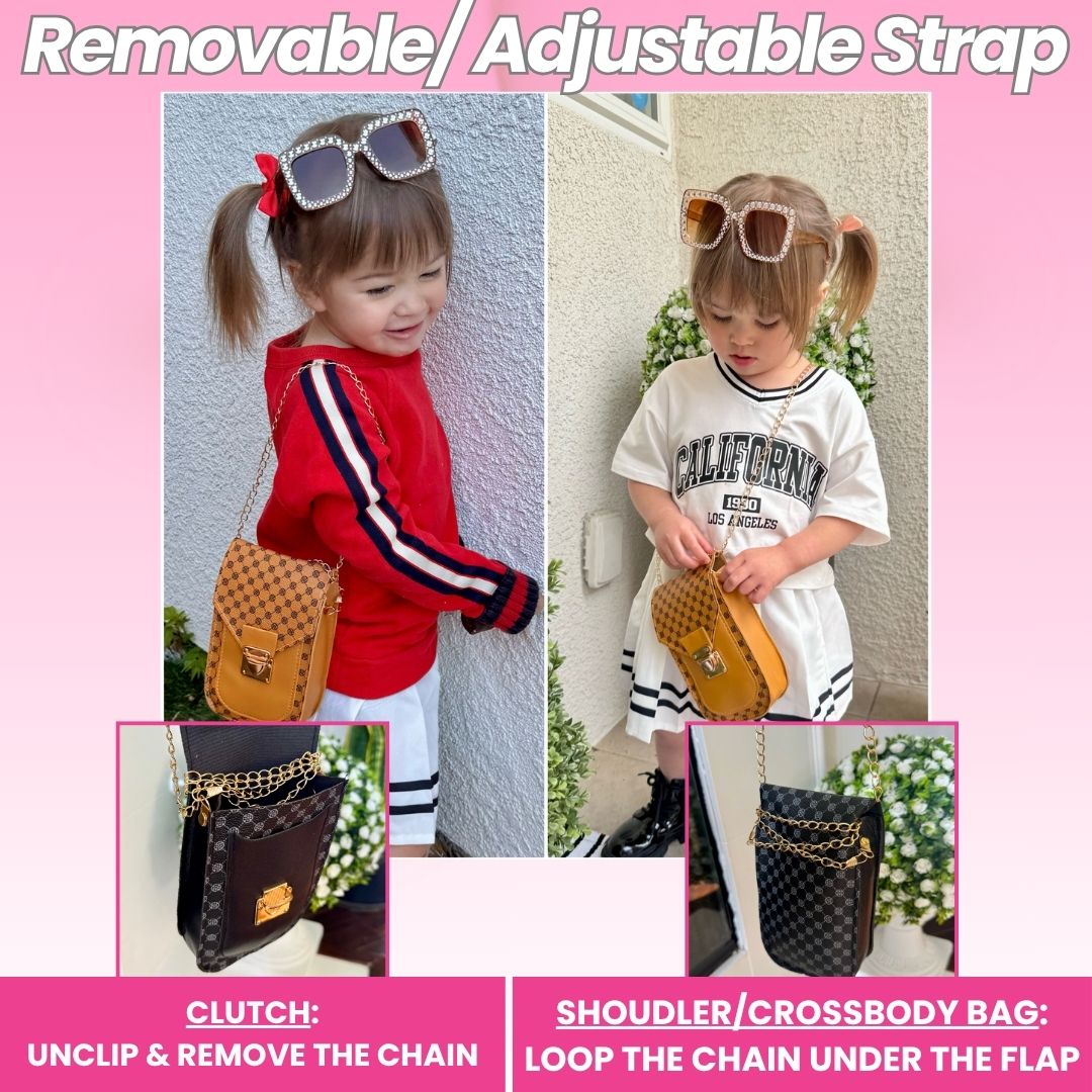 Little Girl Purse with Sunglasses & Gift Box | Toddler Purse for 3 4 5 6 7 8 Year Old