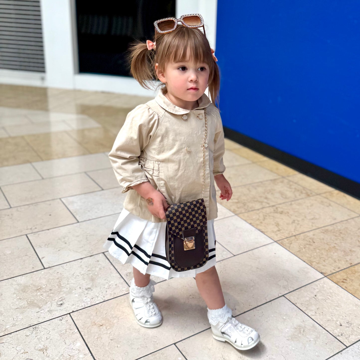 Little Girl Purse with Sunglasses & Gift Box | Toddler Purse for 3 4 5 6 7 8 Year Old