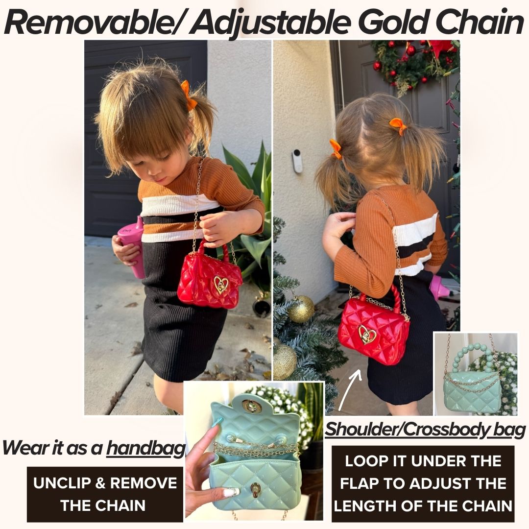 Toddler Purse & Sunglasses with Gift Box | Baby Purse Toddler Handbag Toddler Shoulder Bag Little Girl Purse Mini Purse For Kids For 1 2 3 Year Old