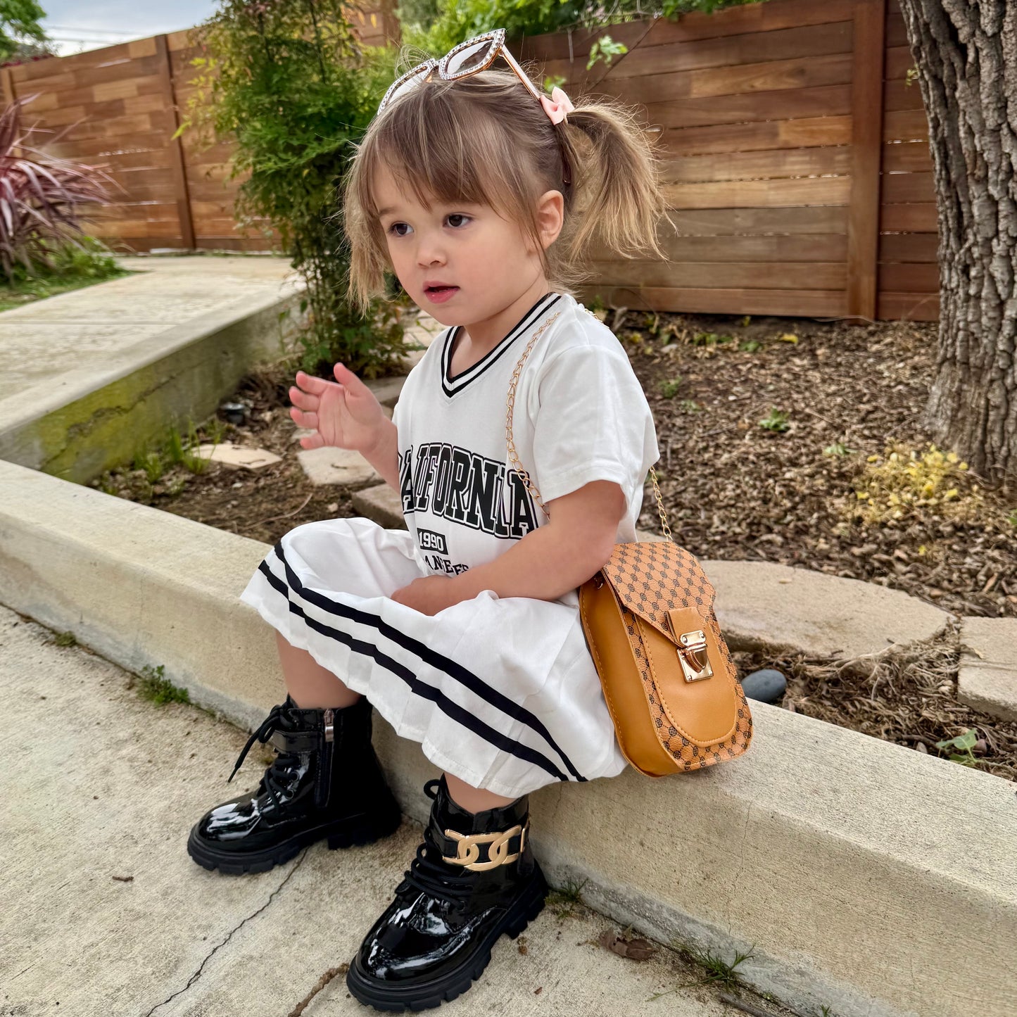 Little Girl Purse with Sunglasses & Gift Box | Toddler Purse for 3 4 5 6 7 8 Year Old