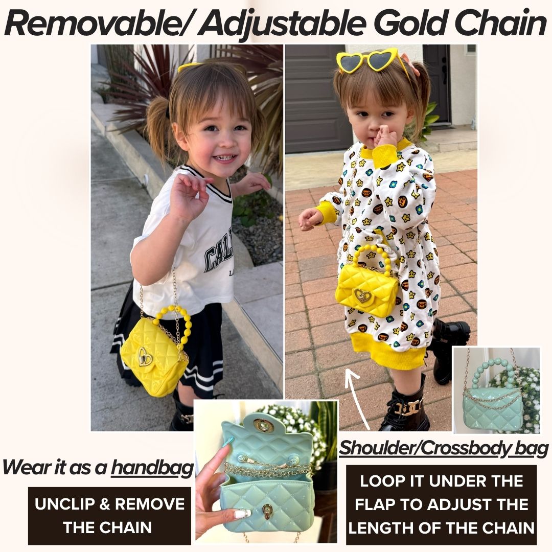 Toddler Purse & Sunglasses with Gift Box | Baby Purse Toddler Handbag Toddler Shoulder Bag Little Girl Purse Mini Purse For Kids For 1 2 3 Year Old