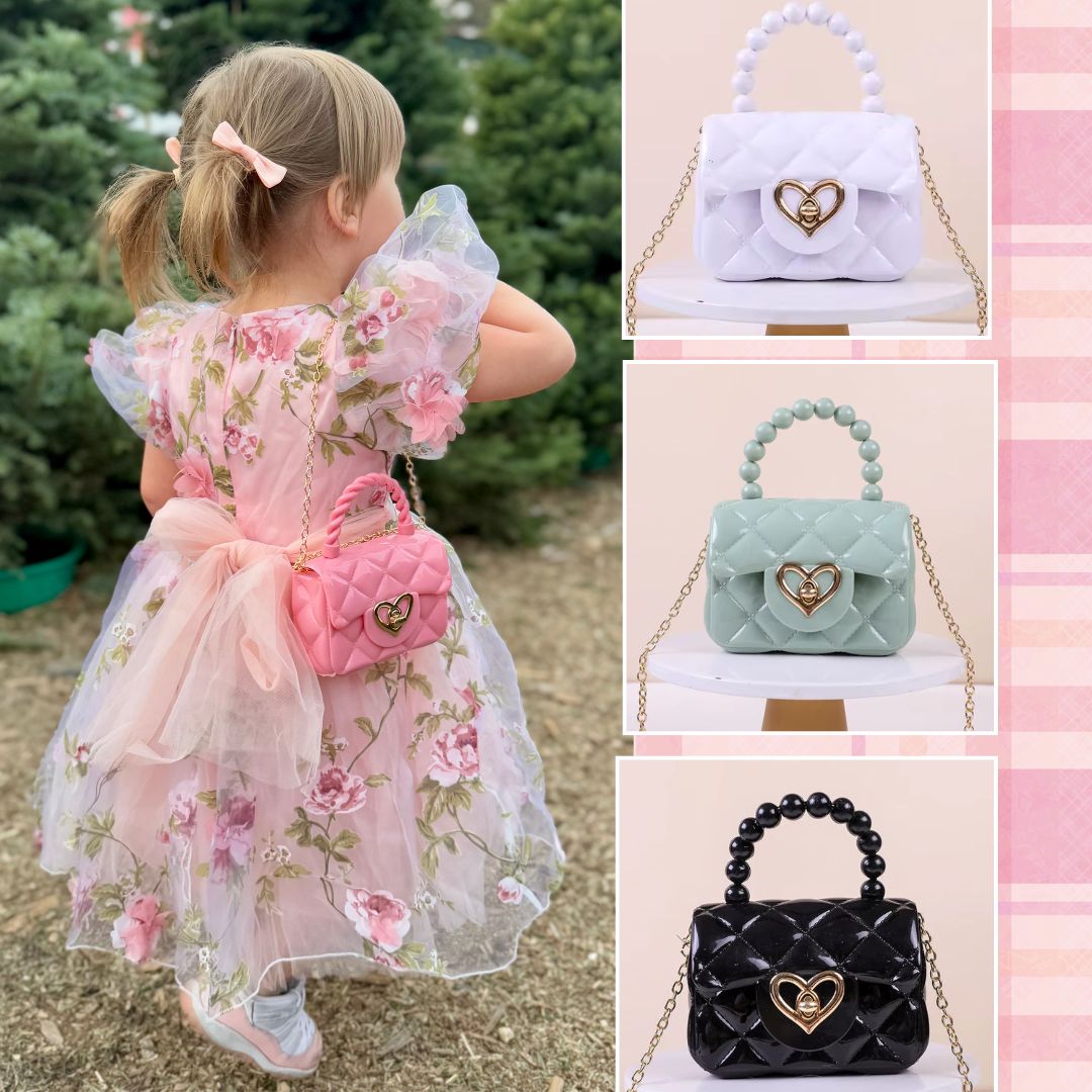 Toddler Purse & Sunglasses with Gift Box | Baby Purse Toddler Handbag Toddler Shoulder Bag Little Girl Purse Mini Purse For Kids For 1 2 3 Year Old