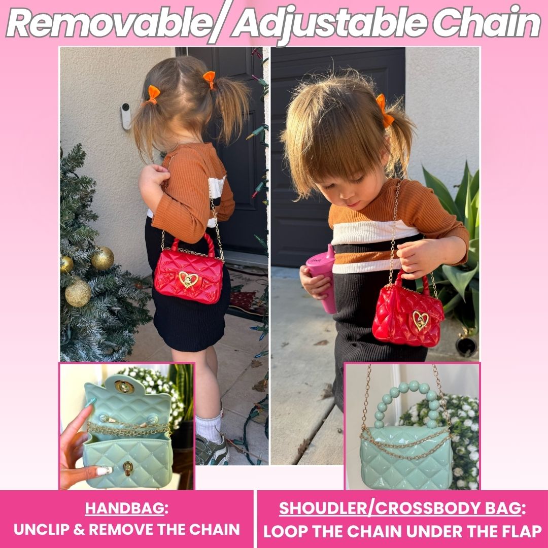 Sweetheart Toddler Purse (Ages 1-3) | Baby Purse For Little Girls & Sunglasses Gift Set
