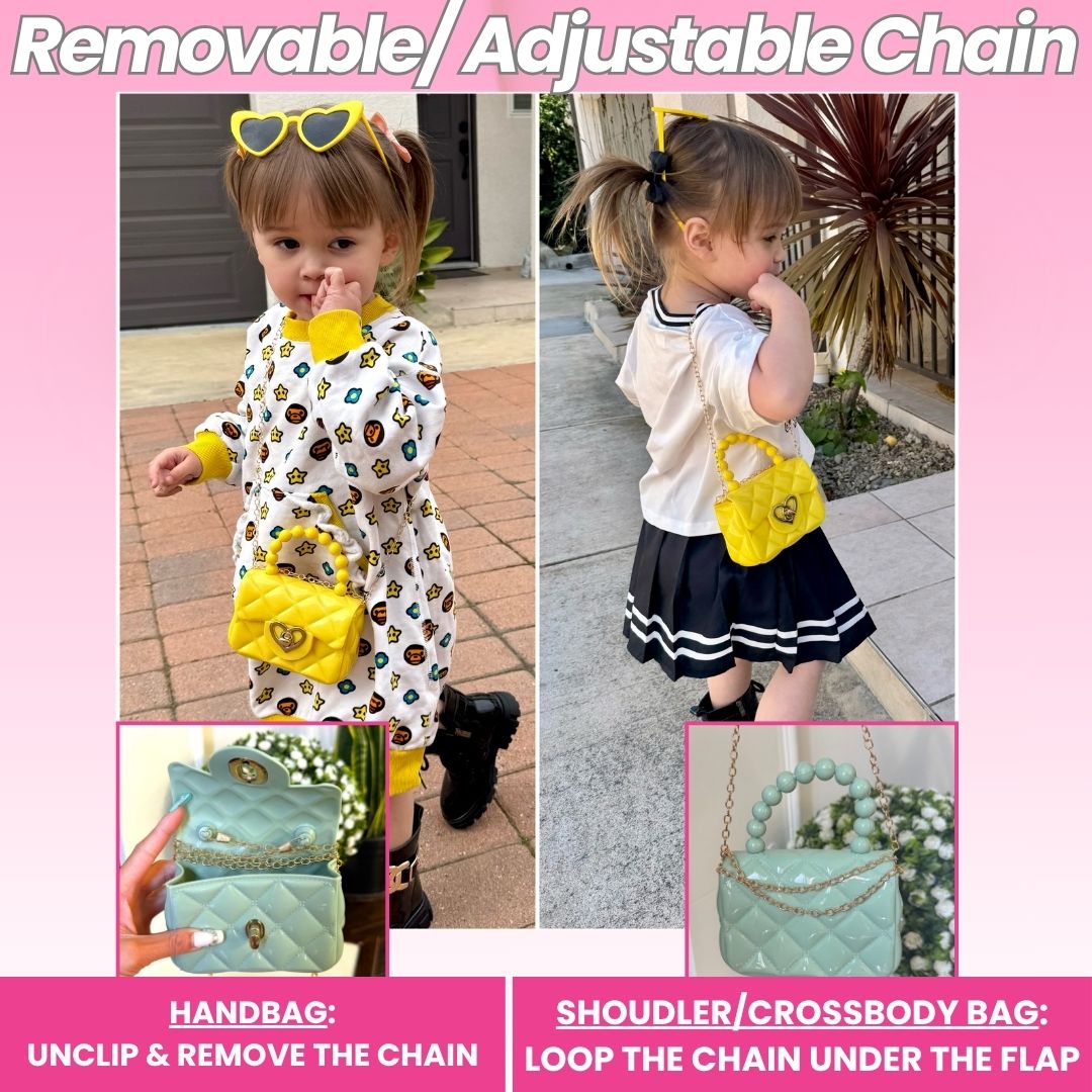 Sweetheart Toddler Purse (Ages 1-3) | Baby Purse For Little Girls & Sunglasses Gift Set
