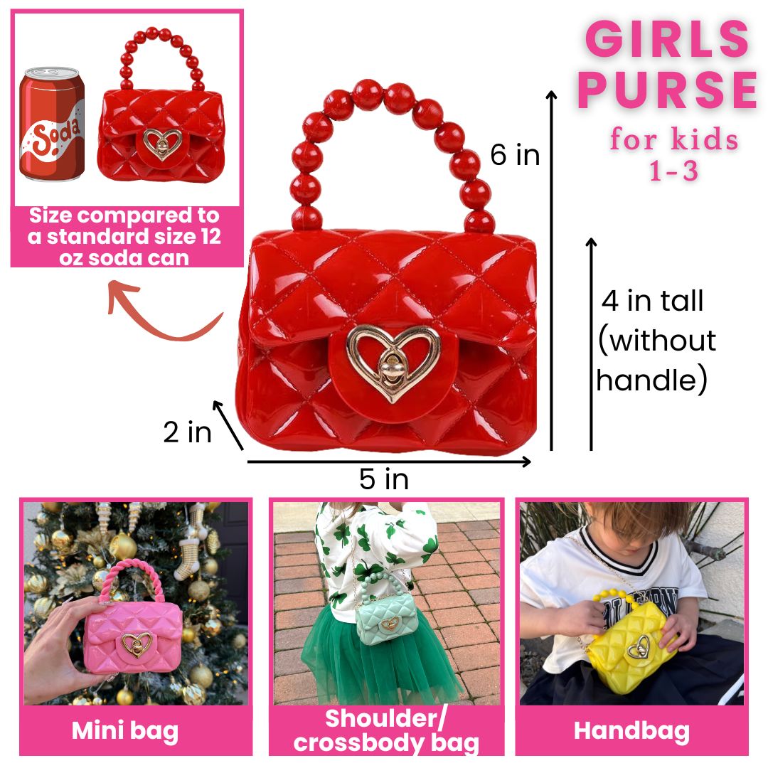 Sweetheart Toddler Purse & Sunglasses | Baby Purse for Little Girls Ages 1–3