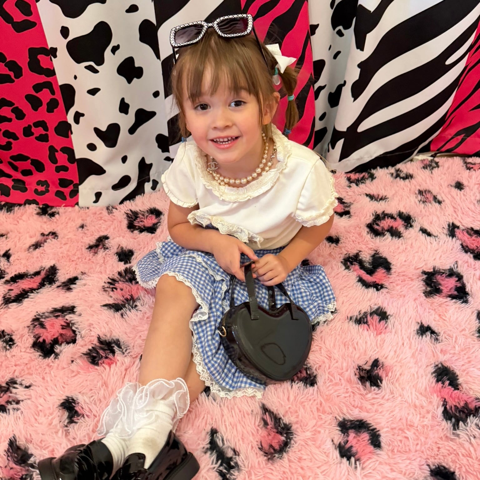 Heart Shaped Little Girl Purse & Sunglasses Gift Box | Mini Purse for Girls Ages 3–6 | Kids Purse Children Dress Up Purse