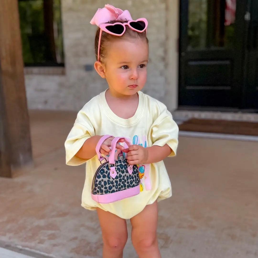 Leopard Print Toddler Purse & Sunglasses Gift Set | Mini Handbag & Baby Purse for Little Girls Ages 1-3