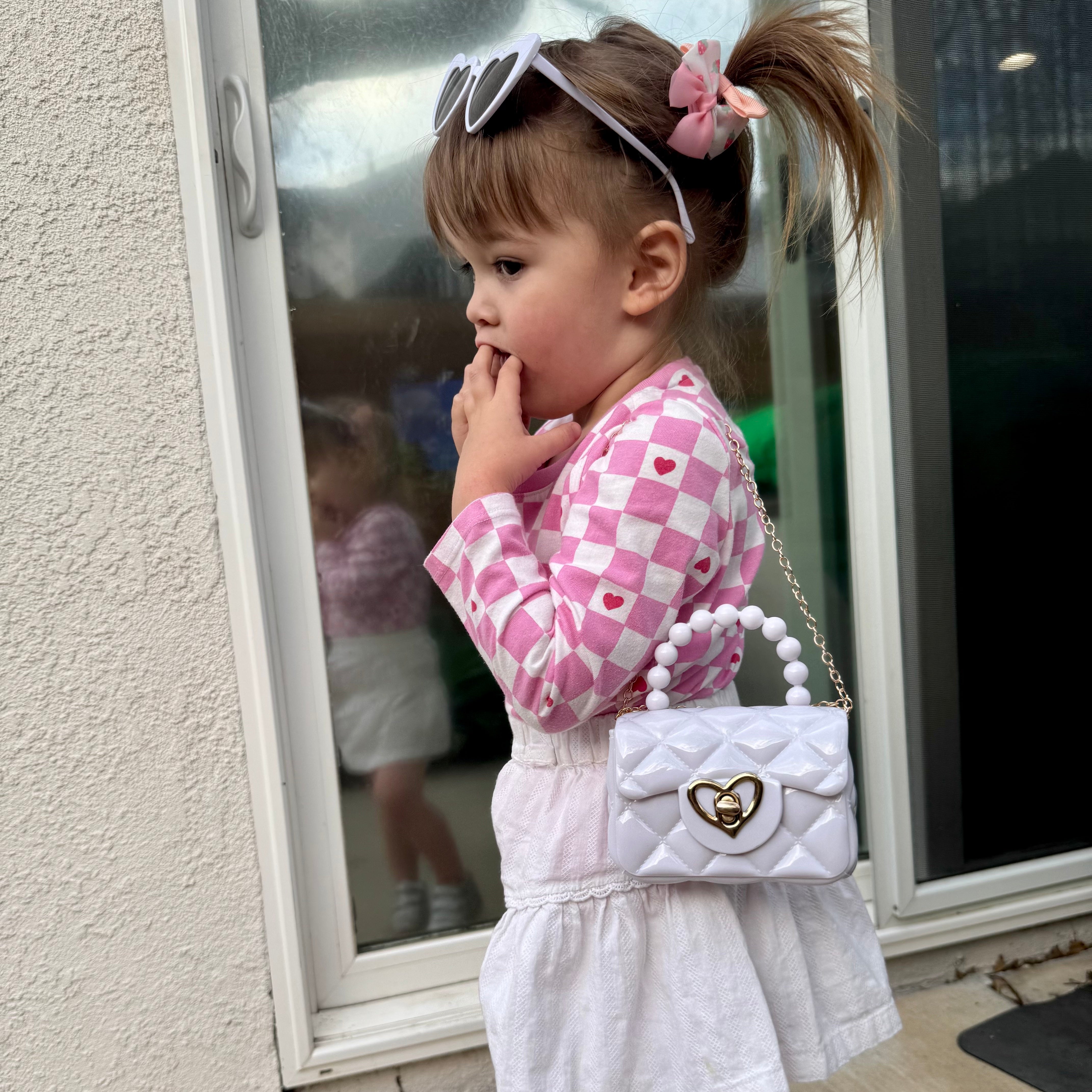 Toddler Purse For 1 2 3 Year Old with Sunglasses & Gift Box | Little Girl Purse Handbag Kids Shoulder Bag Baby Purse For Toddlers 1-3 
