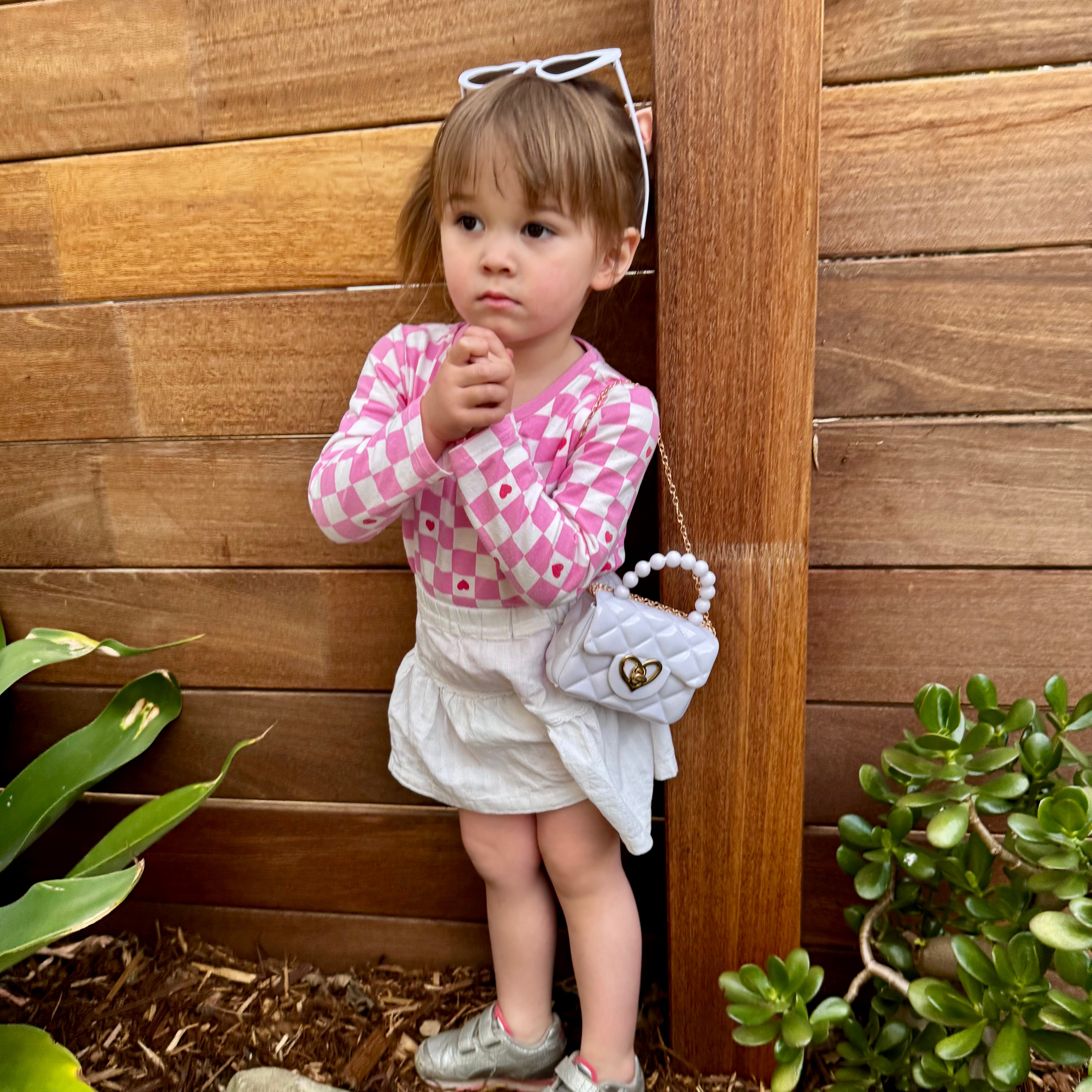 Toddler Purse For 1 2 3 Year Old with Sunglasses & Gift Box | Little Girl Purse Handbag Kids Shoulder Bag Baby Purse For Toddlers 1-3 