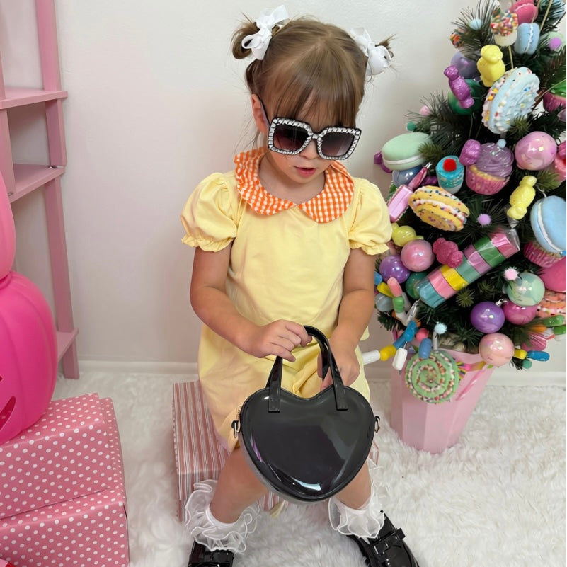 Heart Shaped Little Girl Purse & Sunglasses Gift Box | Mini Purse for Girls Ages 3–6 | Kids Purse Children Dress Up Purse