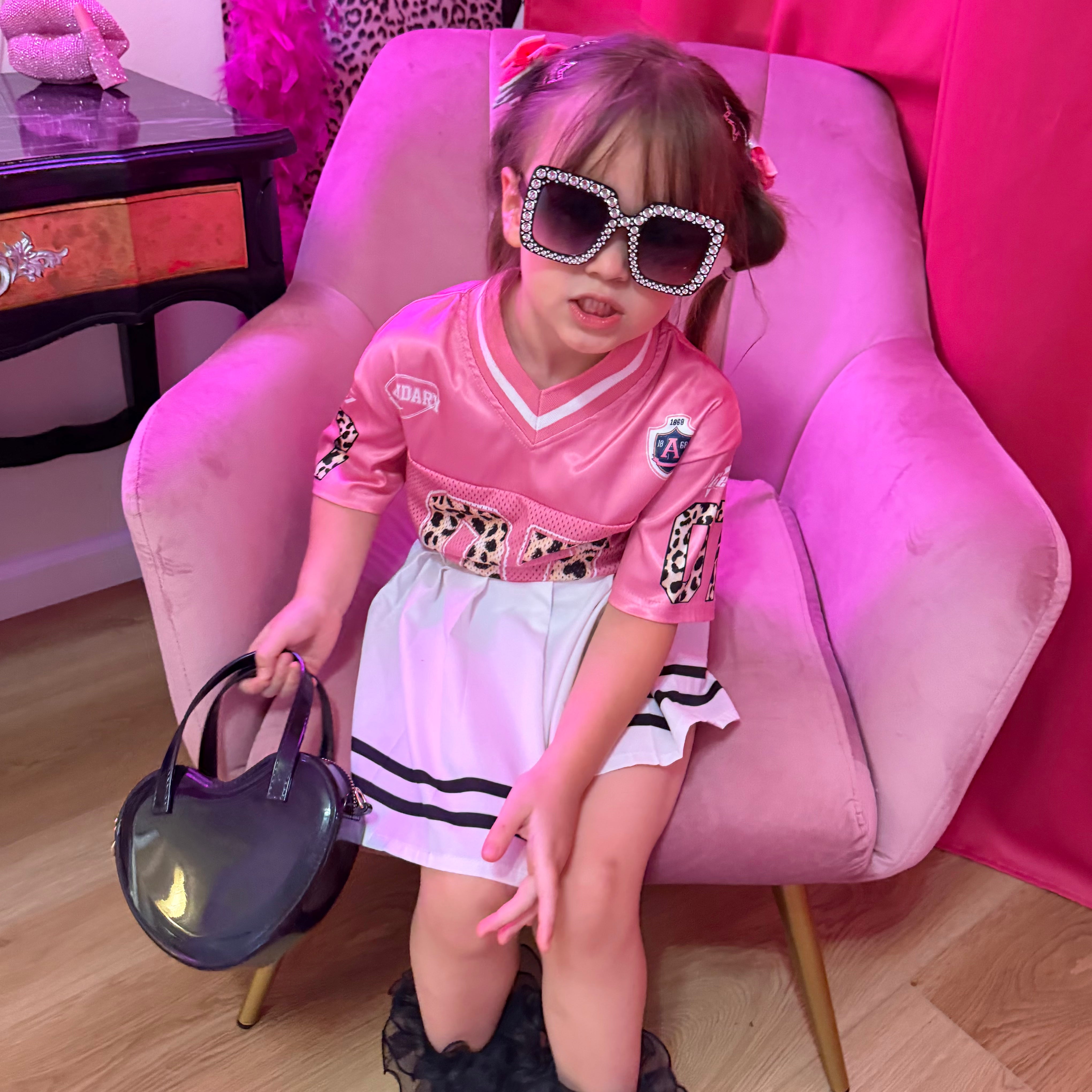 Heart Shaped Little Girl Purse & Sunglasses Gift Box | Mini Purse for Girls Ages 3–6 | Kids Purse Children Dress Up Purse