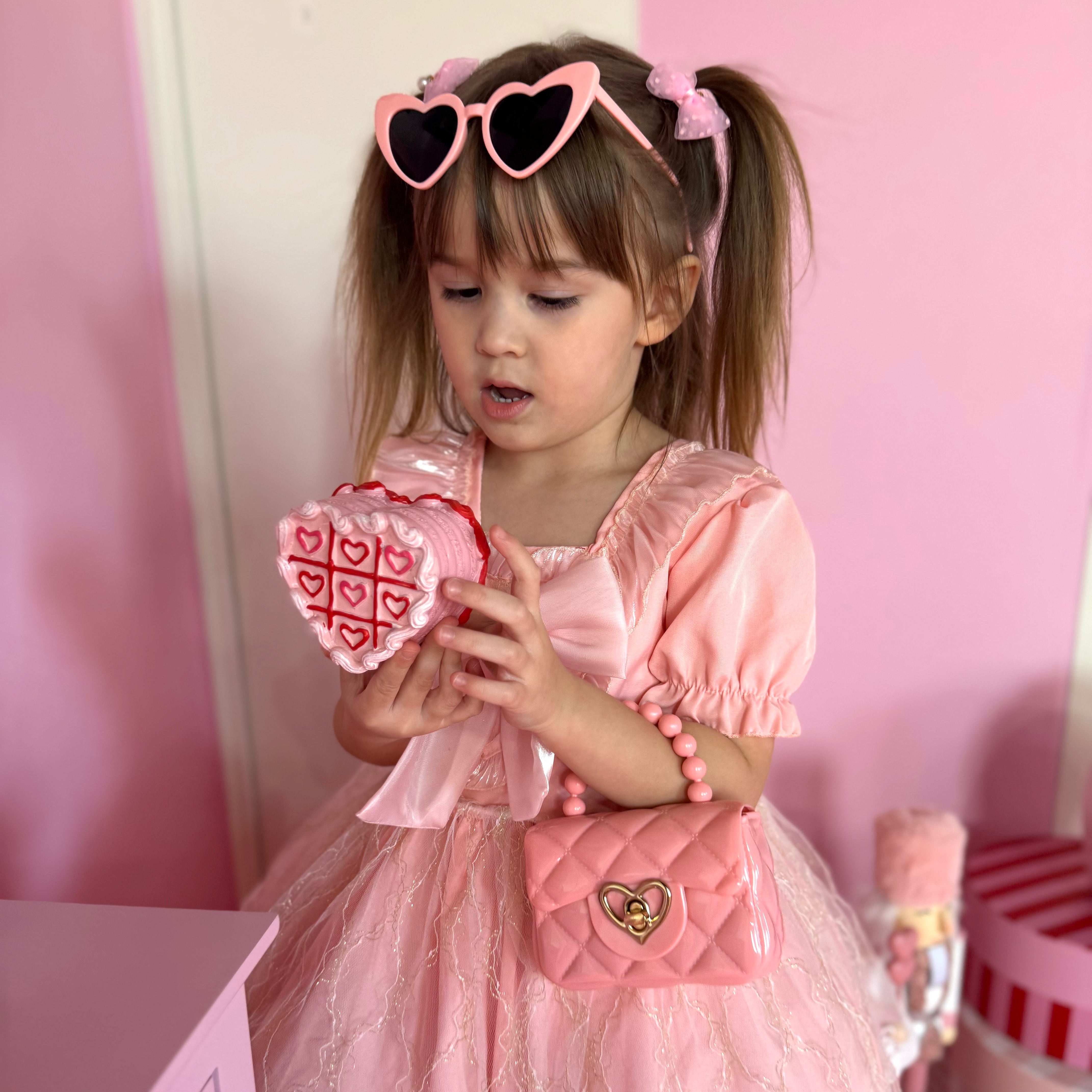 Sweetheart Toddler Purse (Ages 1-3) | Baby Purse For Little Girls & Sunglasses Gift Set