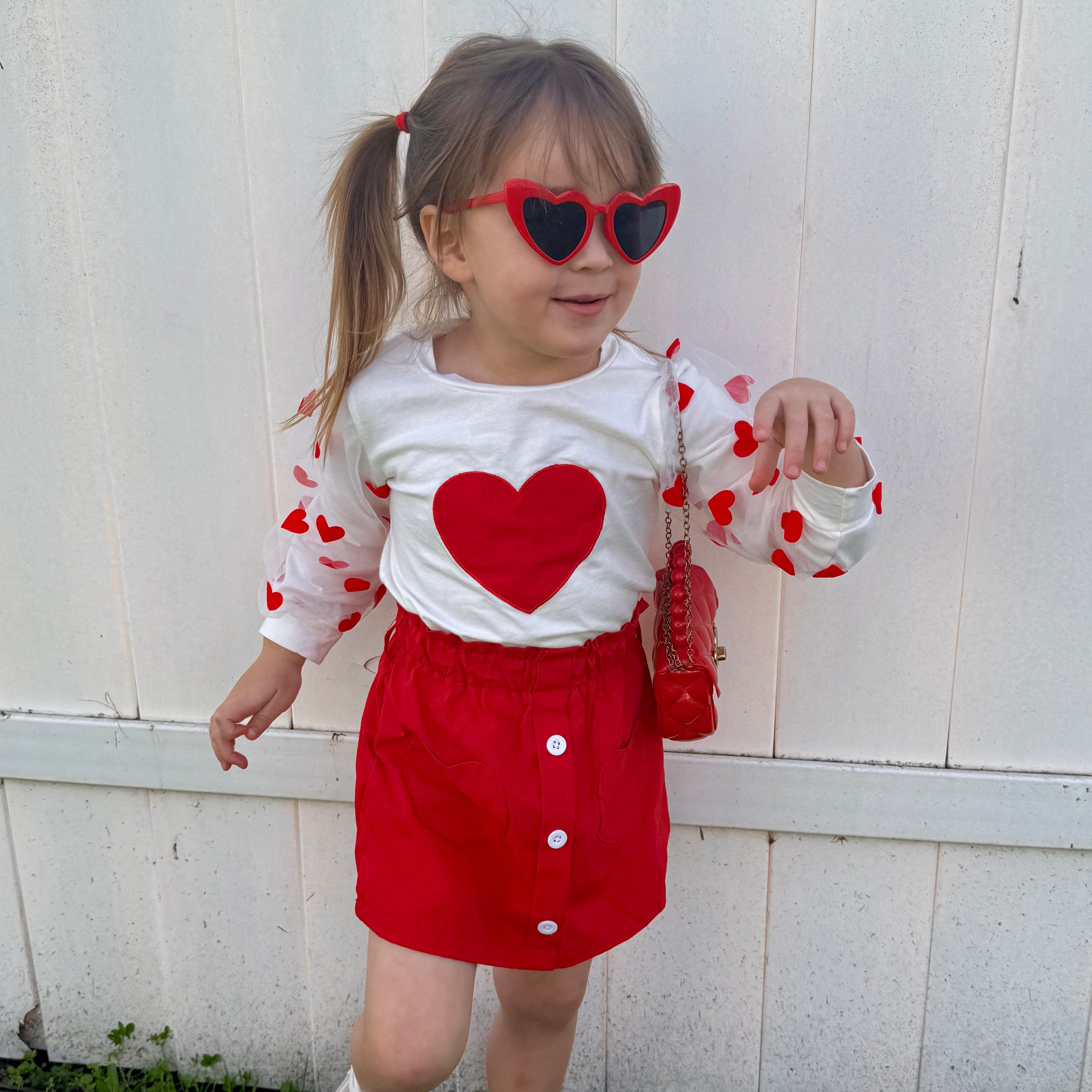 Sweetheart Toddler Purse (Ages 1-3) | Baby Purse For Little Girls & Sunglasses Gift Set